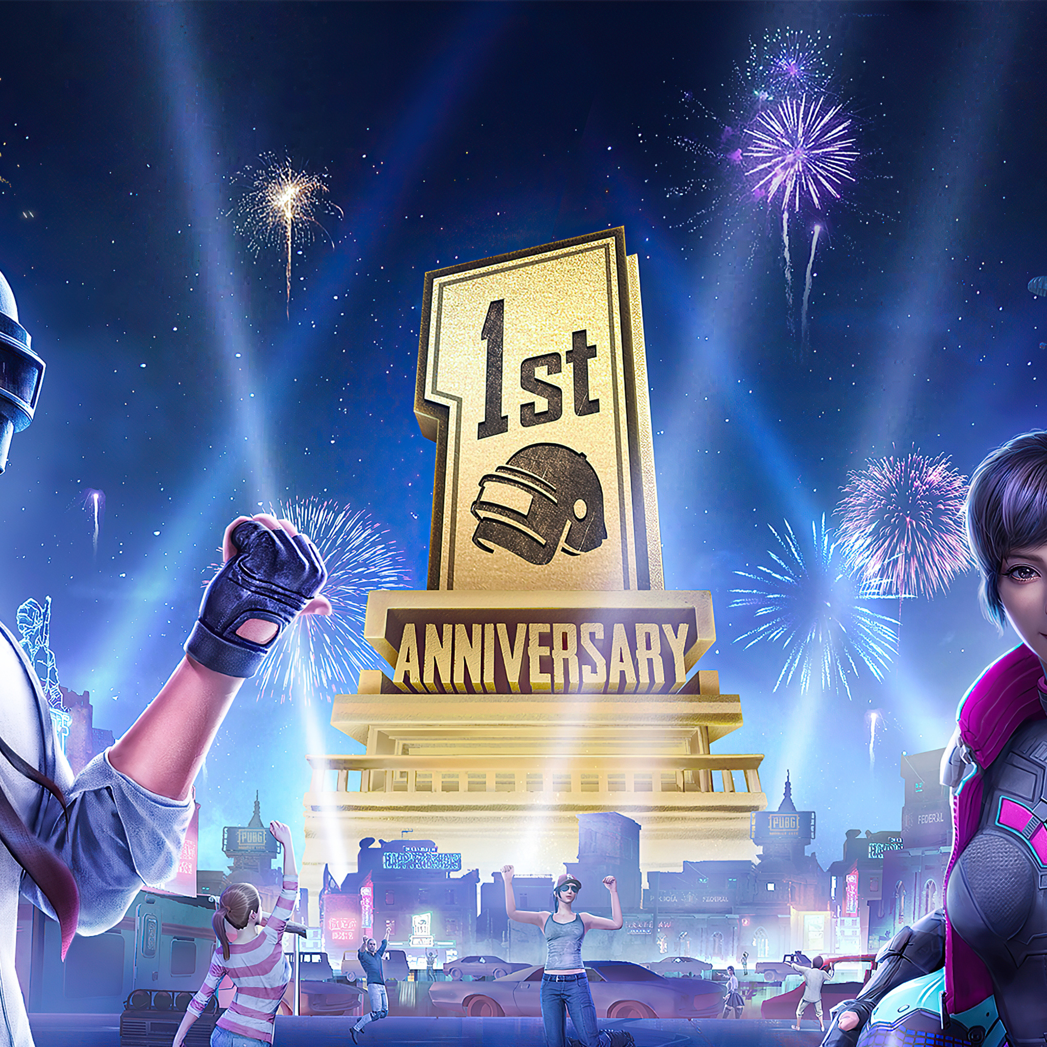 Pubg 1st Anniversary iPad Air HD 4k Wallpaper, Image, Background, Photo and Picture