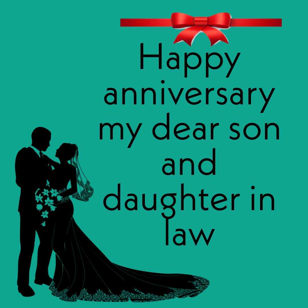 image For Happy Wedding Anniversary Son And Daughter In Law