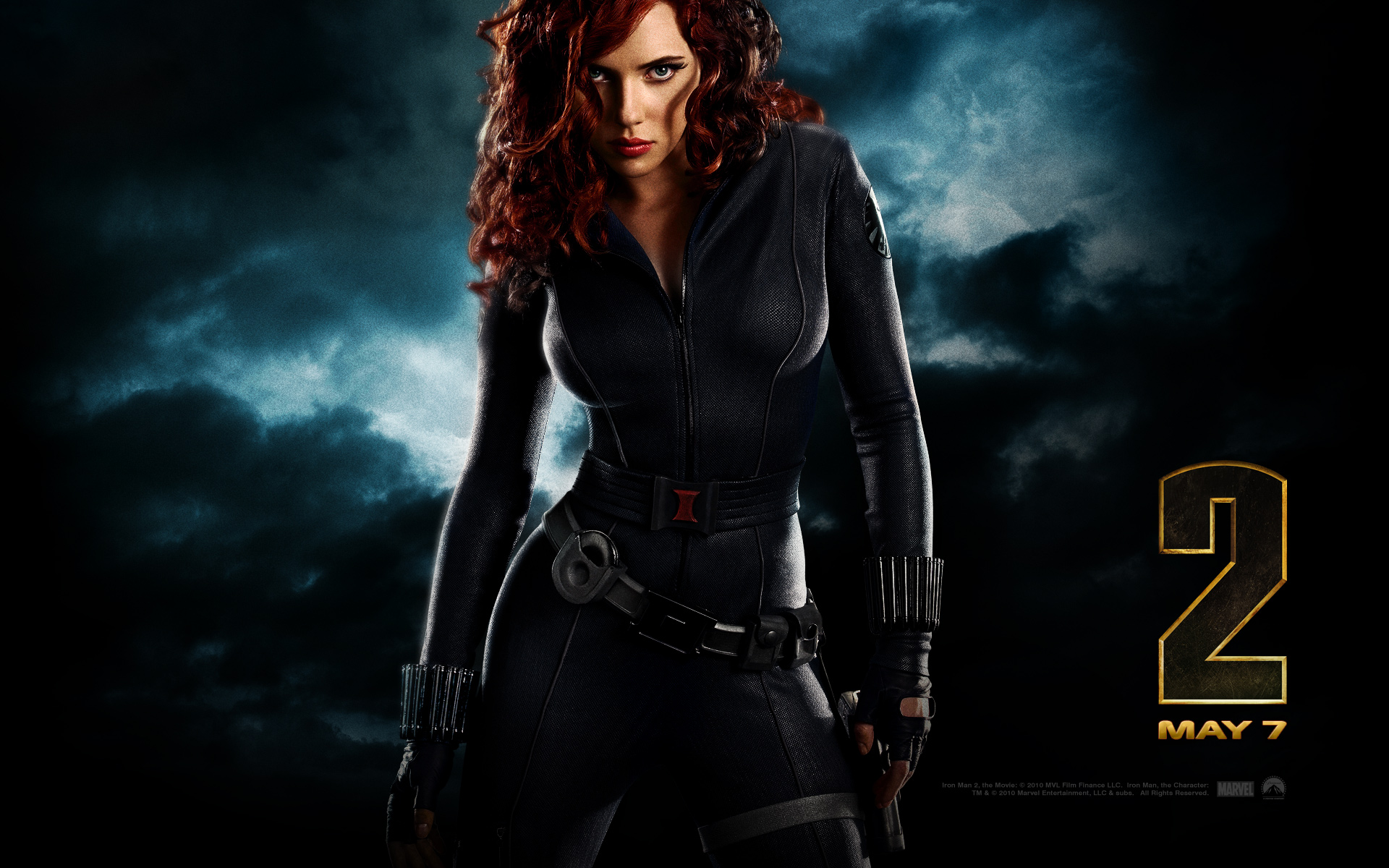 Iron Man 2 Black Widow Wallpaper Videogame