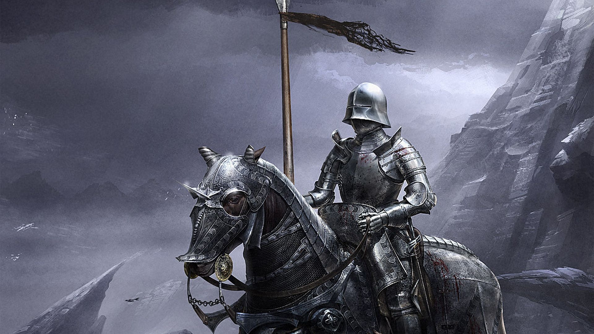 The Forgotten Knight Fantasy Art. Fantasy Wallpaper. Medieval knight, Dark knight wallpaper, Knight