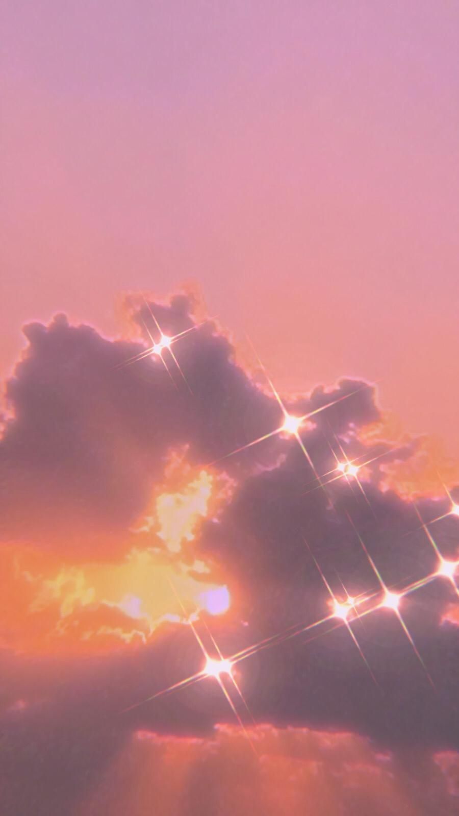 Shiny clouds. Shiny wallpaper, Aesthetic background, Sky aesthetic