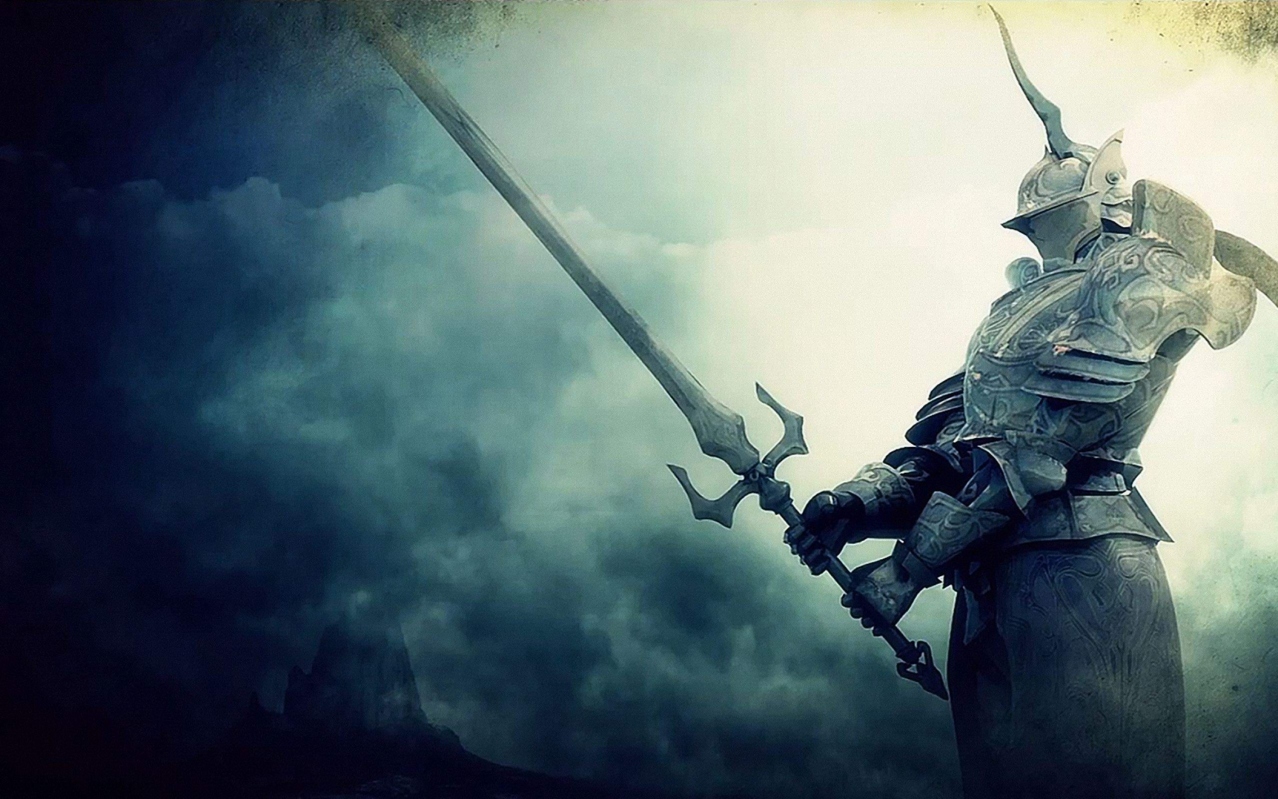 Medieval Black Knight Wallpaper background picture