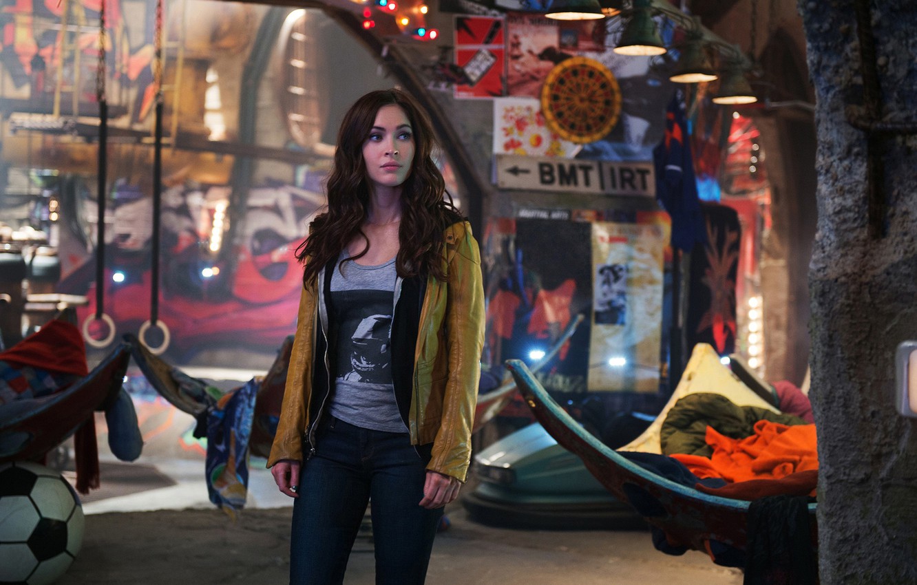 Wallpaper Megan Fox, Megan Fox, Teenage mutant ninja turtles, Teenage Mutant Ninja Turtles image for desktop, section фильмы