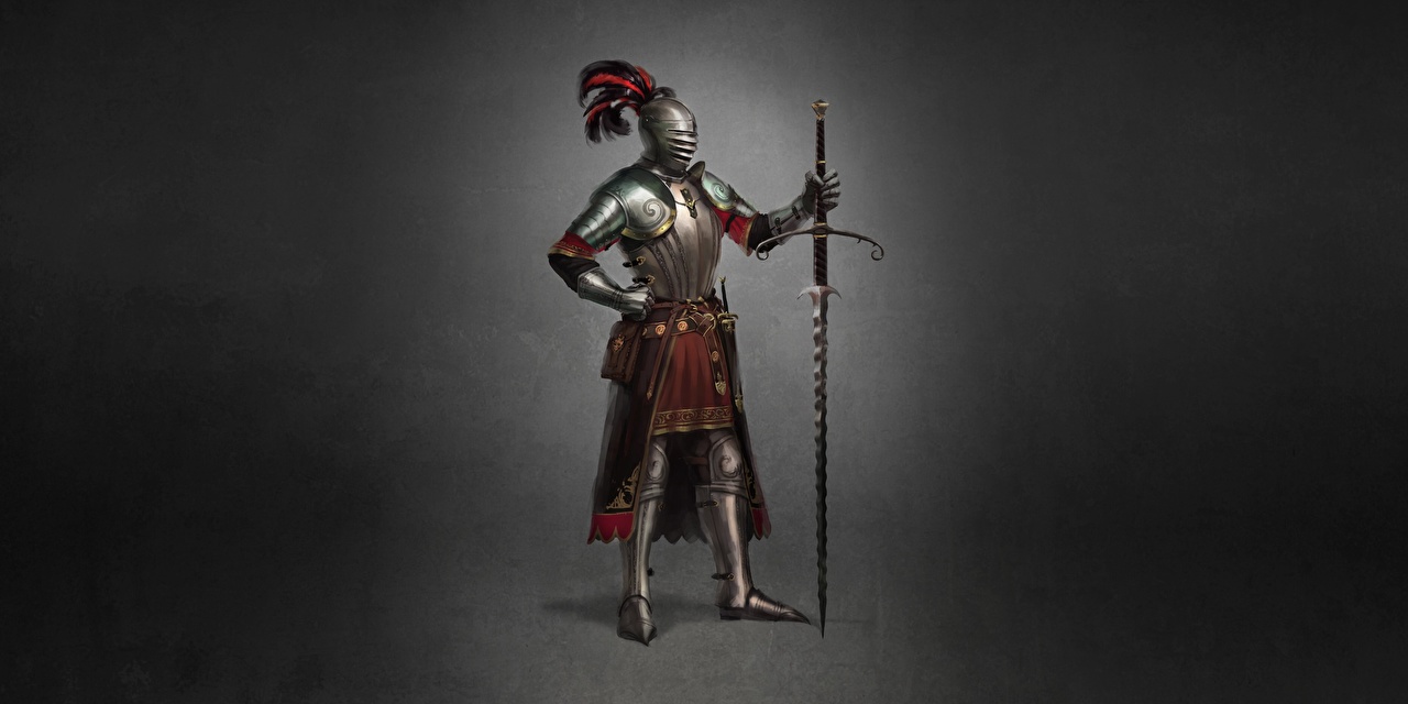 Photos Armor Swords by Max Yenin 1550 Medieval knight Flamberge