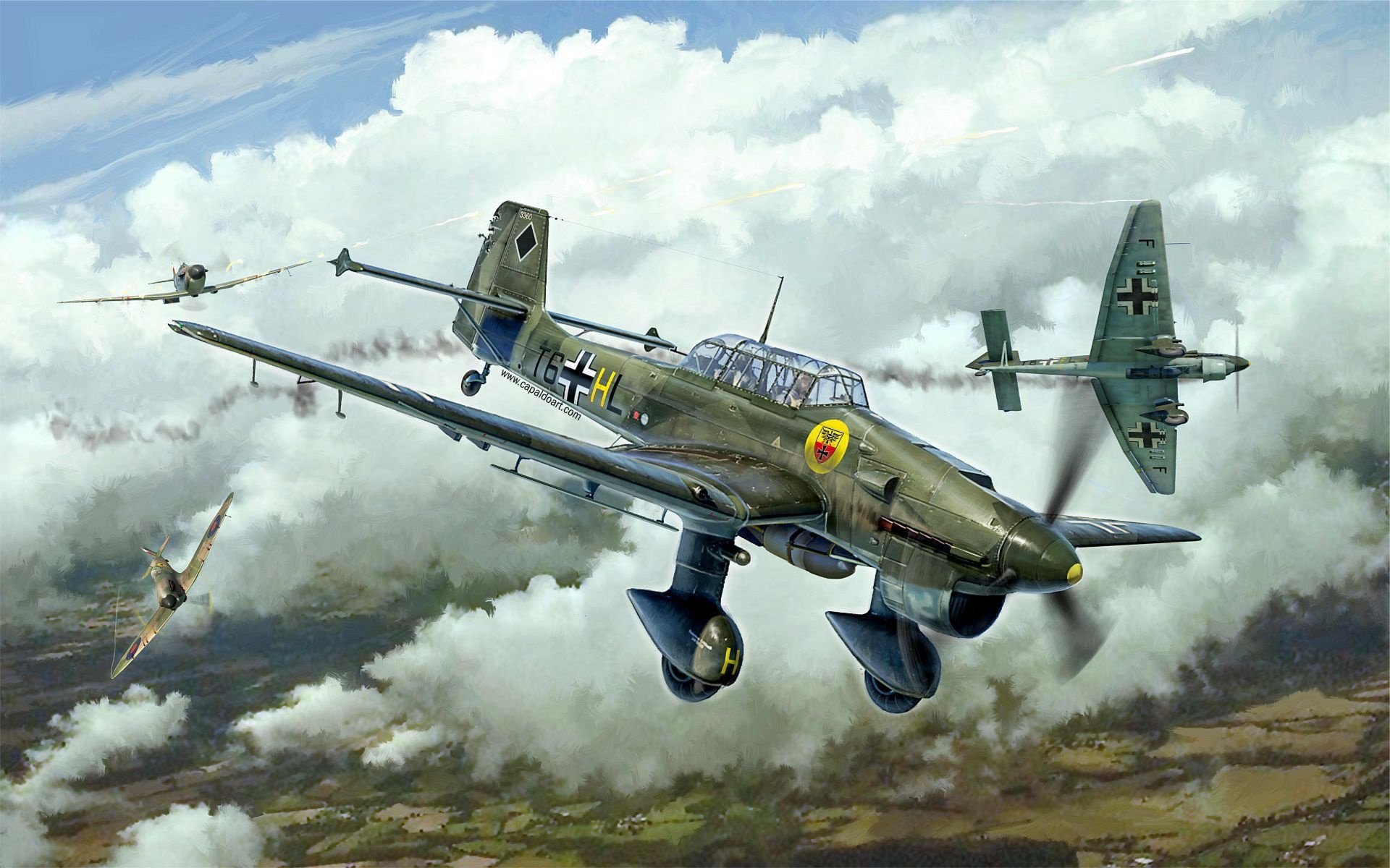 Junkers Ju 87 HD Wallpaper