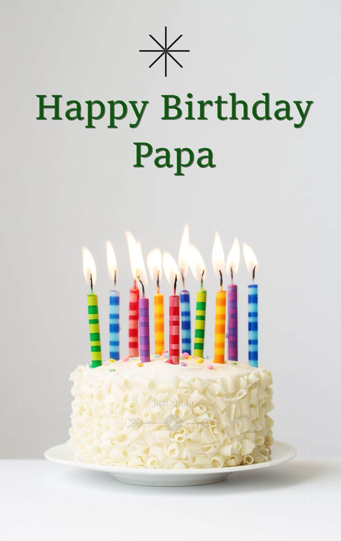 Happy Birthday papa Cake Images