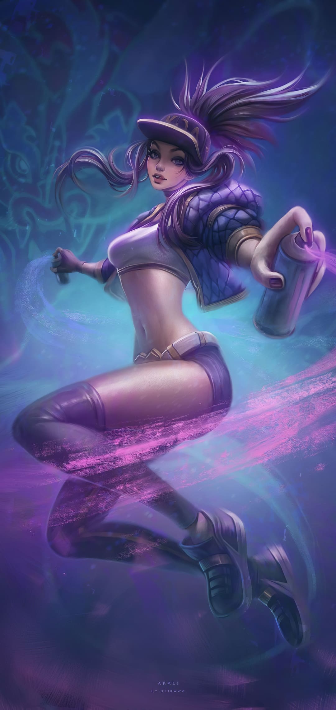 Akali League of Legends Wallpaper