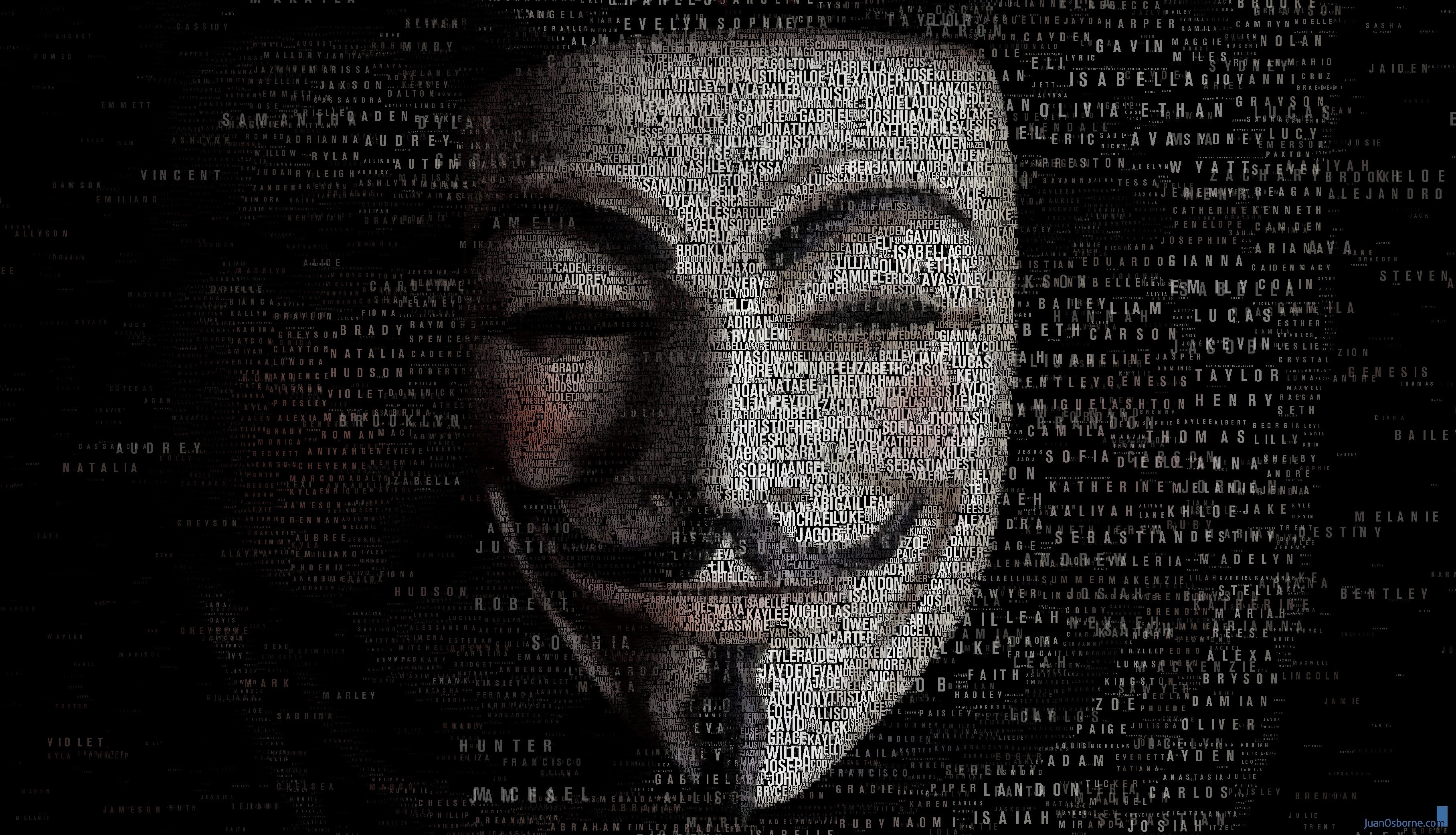 Wallpaper / computer, anonymus, hacker, quotes, message