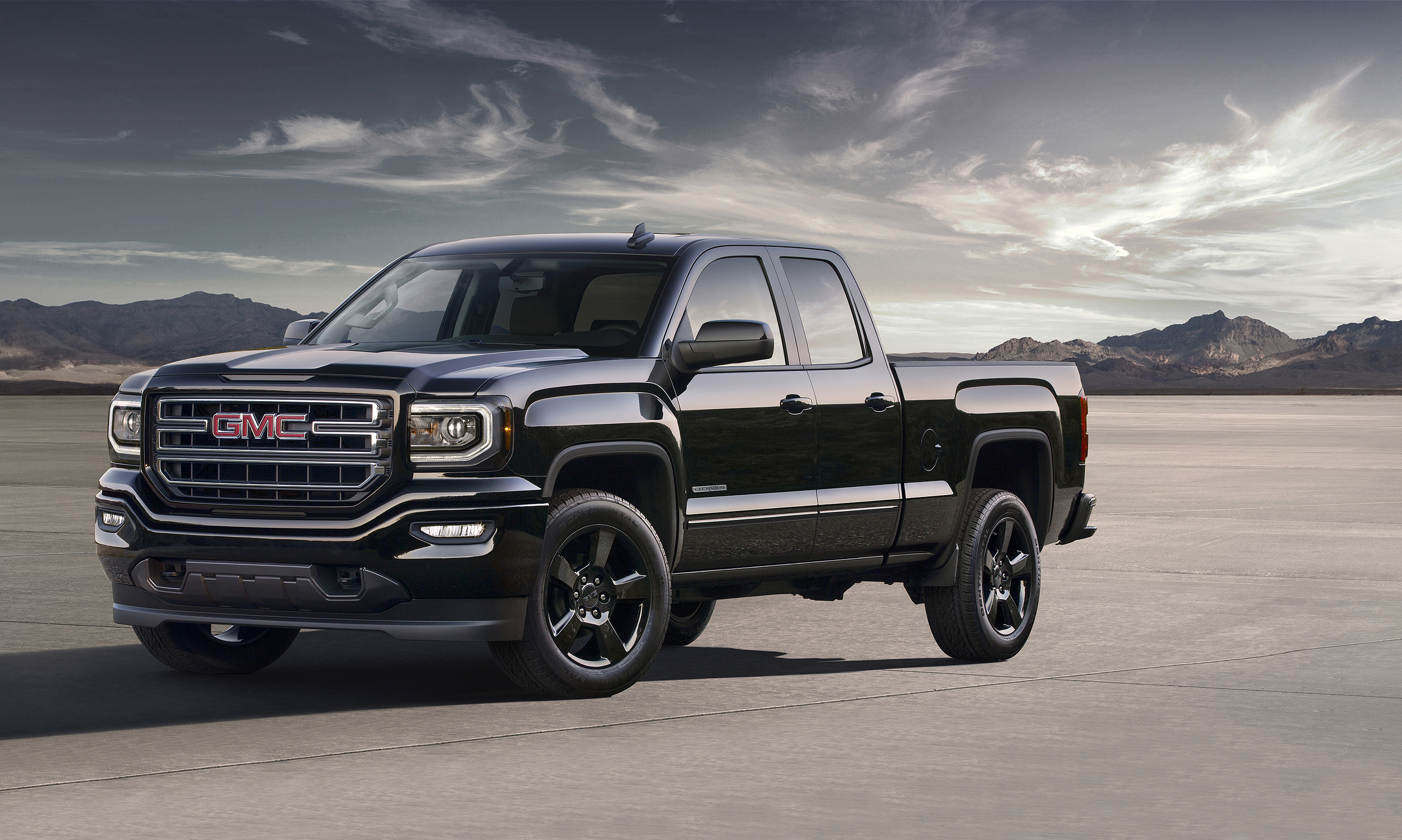 Wallpaper, GMC, Truck, netcarshow, netcar, car image, car photo, 2016, Sierra Elevation Edition, wheel, land vehicle, automotive exterior, automobile make, luxury vehicle, bumper, motor vehicle, pickup truck, chevrolet silverado 3000x1800