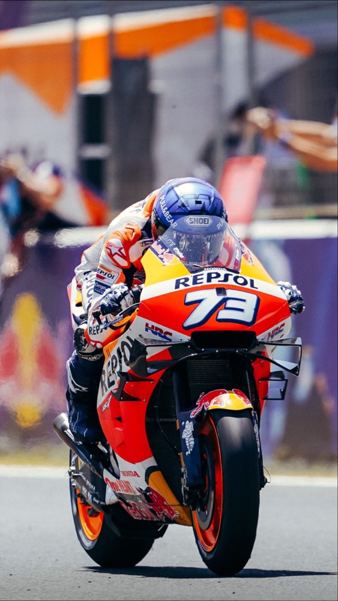 Marc Marquez blue neon lights, Repsol Honda Team, spanish motorcycle racer,  MotoGP, HD wallpaper | Peakpx