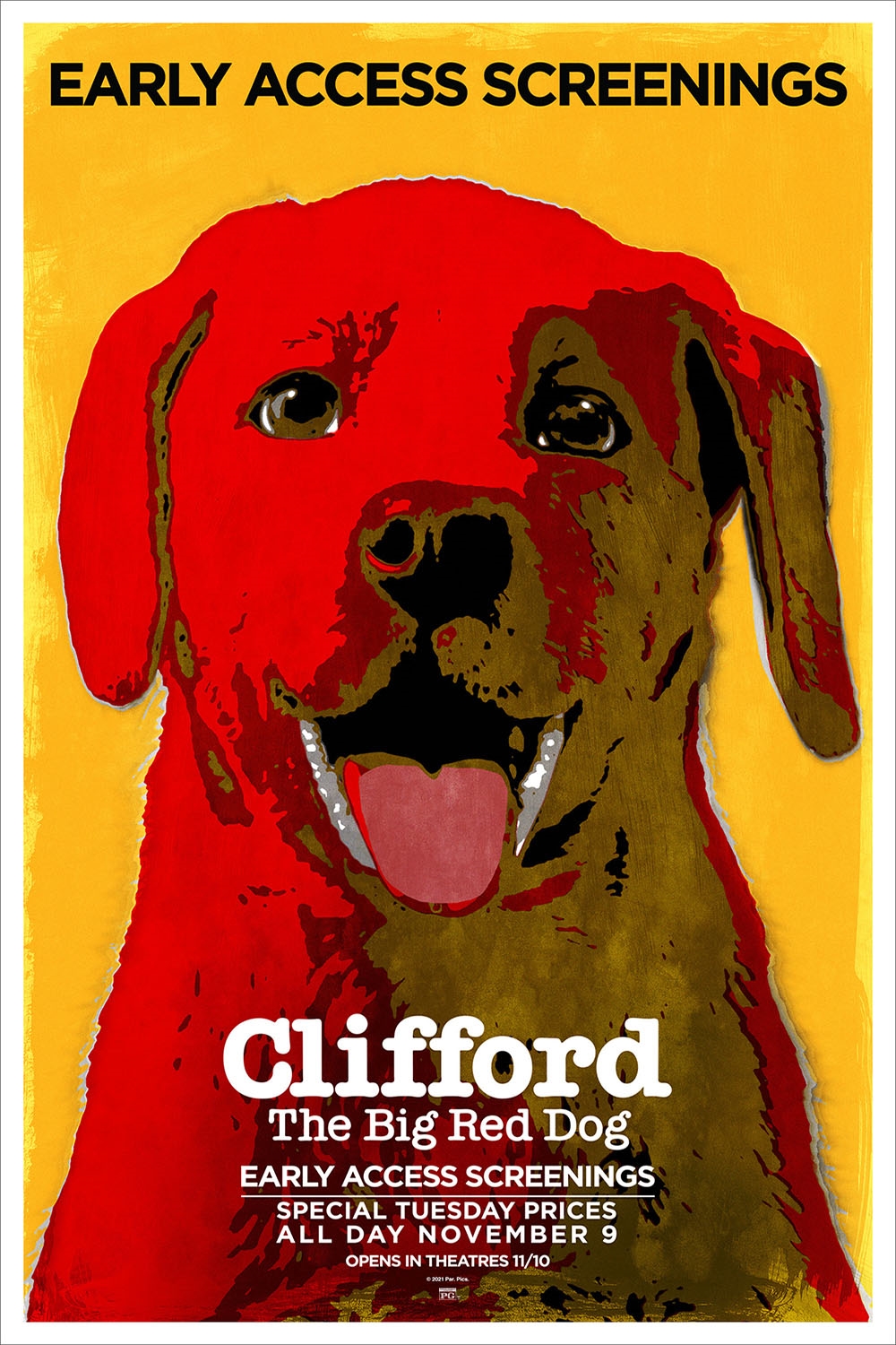 Clifford the Big Red Dog Early Access Screening Movie Times & Info