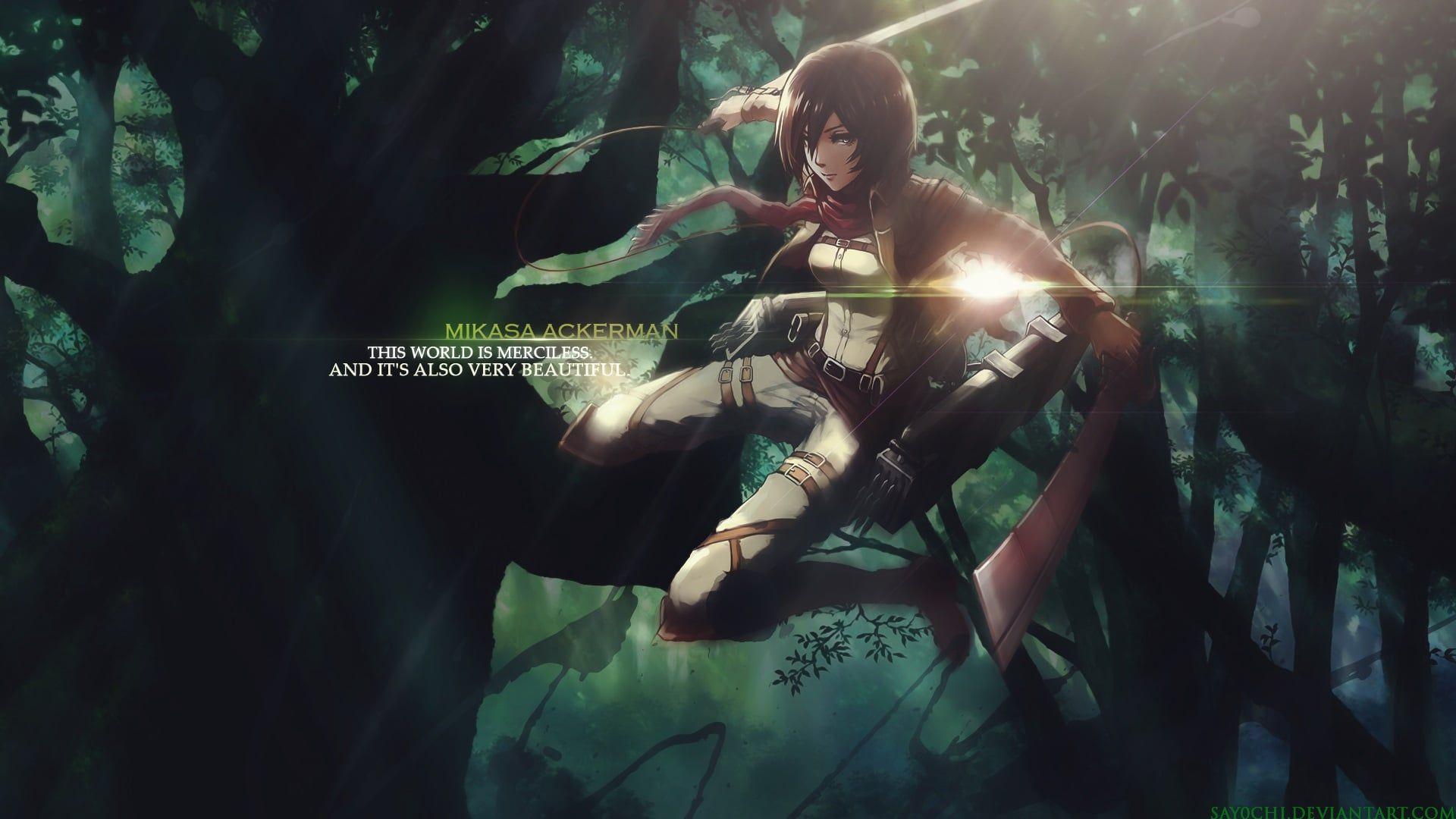 Mikasa Ackerman HD Wallpaper 26402