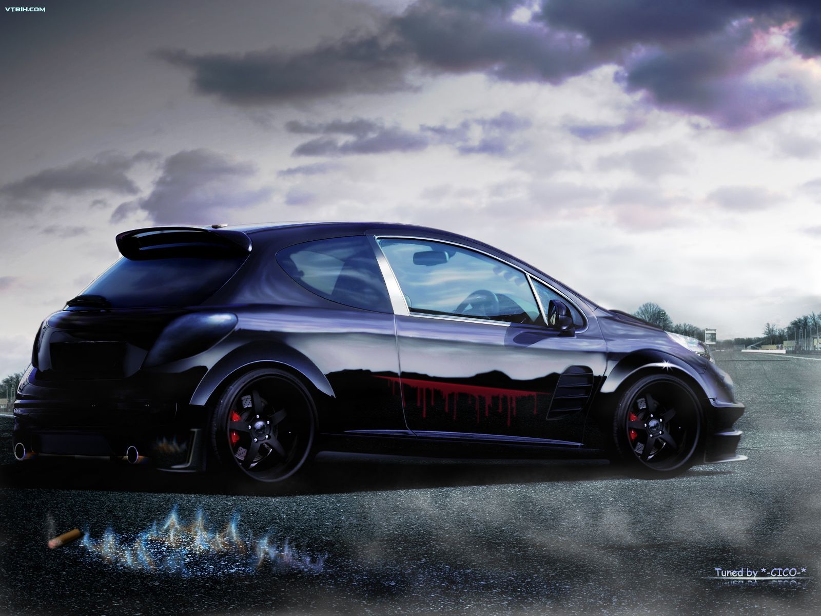 PEUGEOT : PEUGEOT 207 TUNING HD wallpaper