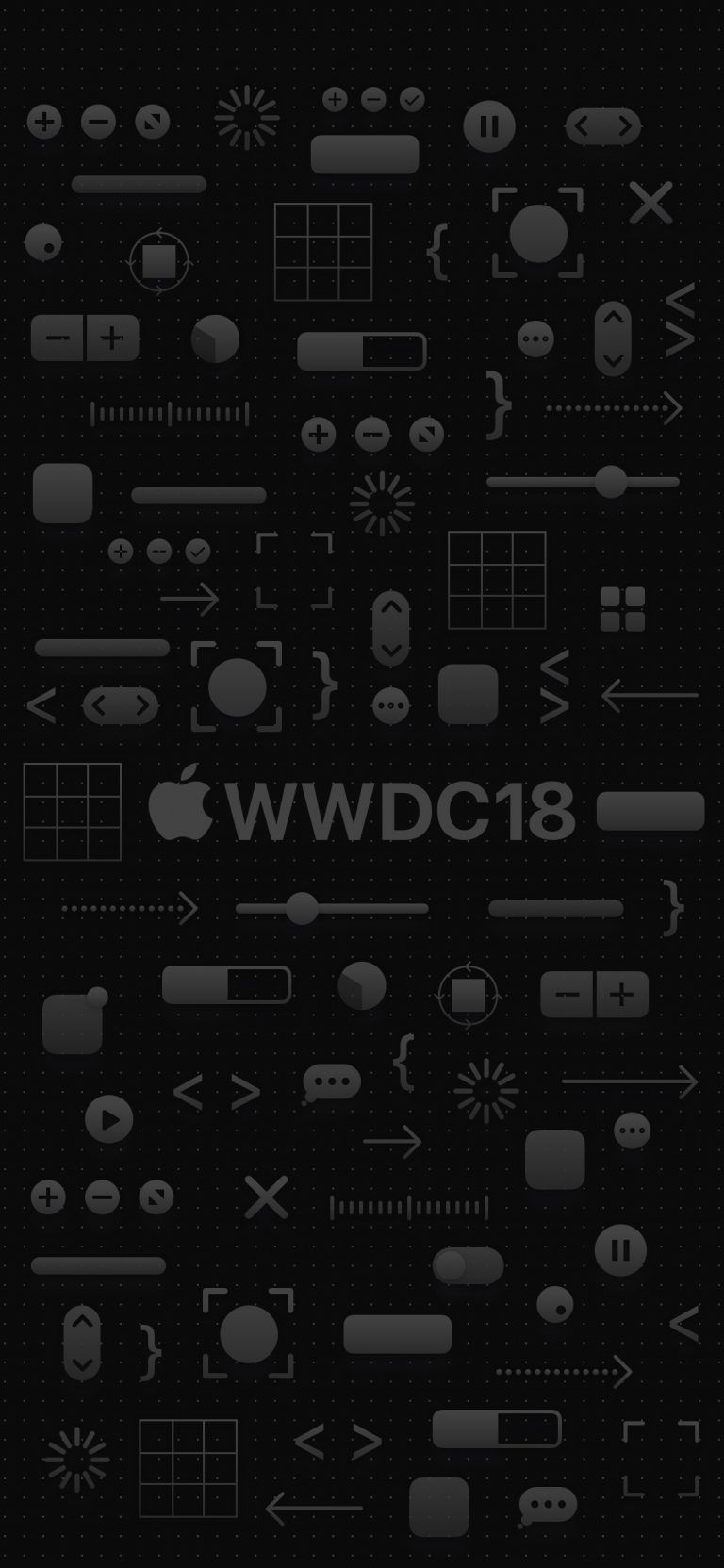 iPhone X ALL Dark WWDC iOS 12 Wallpaper. Black wallpaper iphone, Android wallpaper, iPhone wallpaper