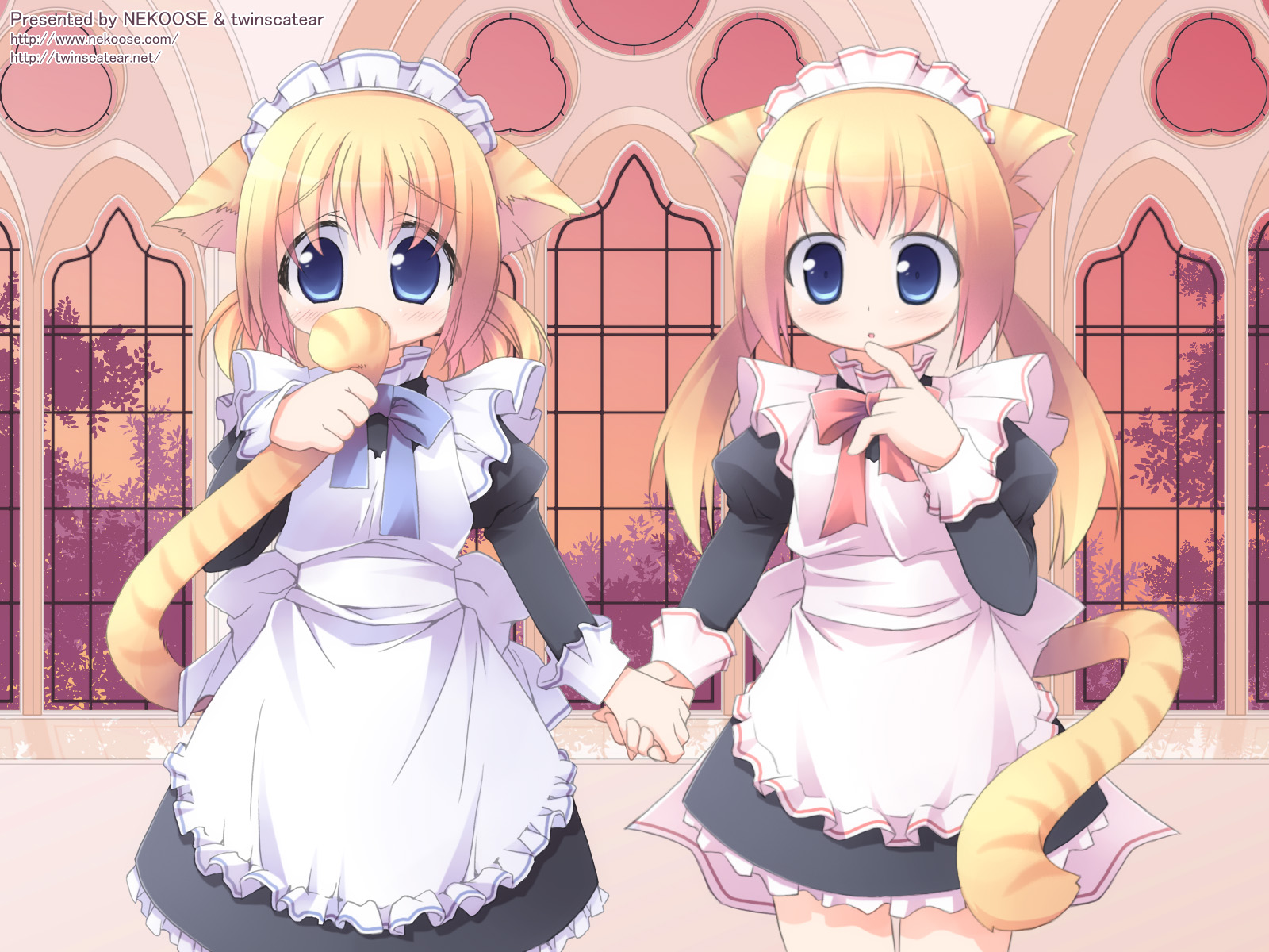 Animal Ears Catgirl Maid Tagme Twinscatear Cat Girls
