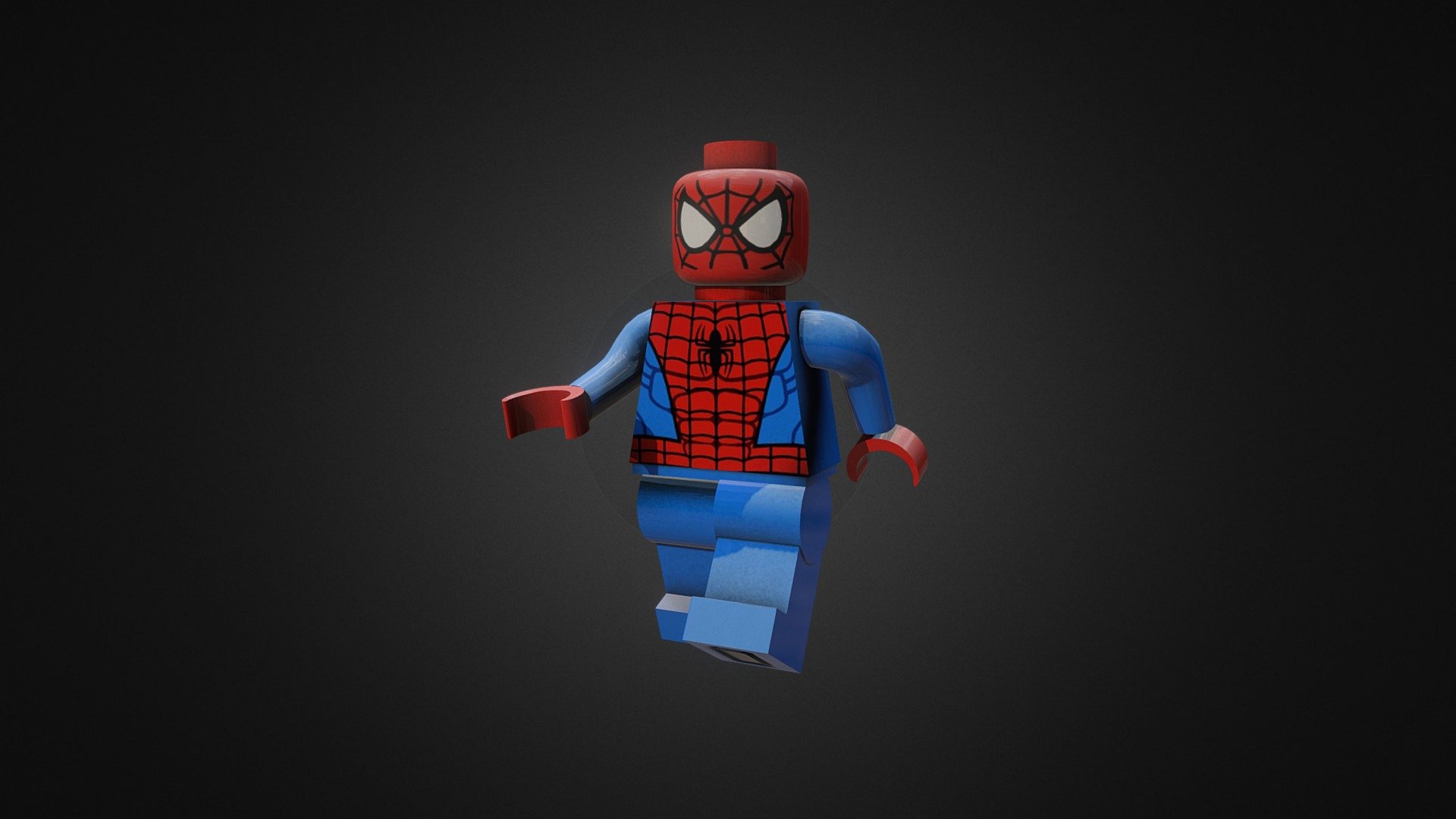 Lego SpiderMan Free 3D model by Olivier Larocque [4902b19]
