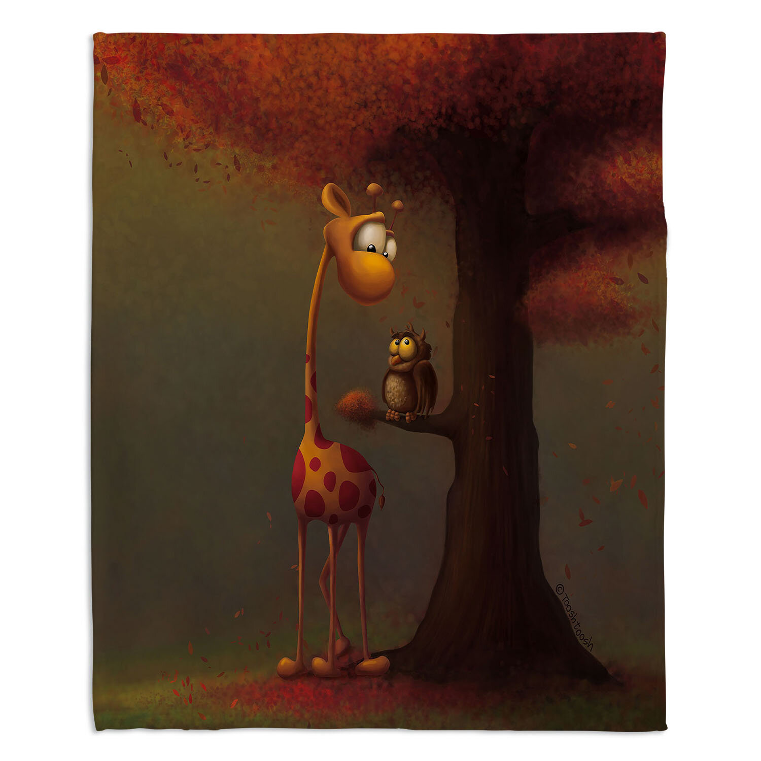 Isabelle & Max™ Jeffers Autumn Giraffe Throw