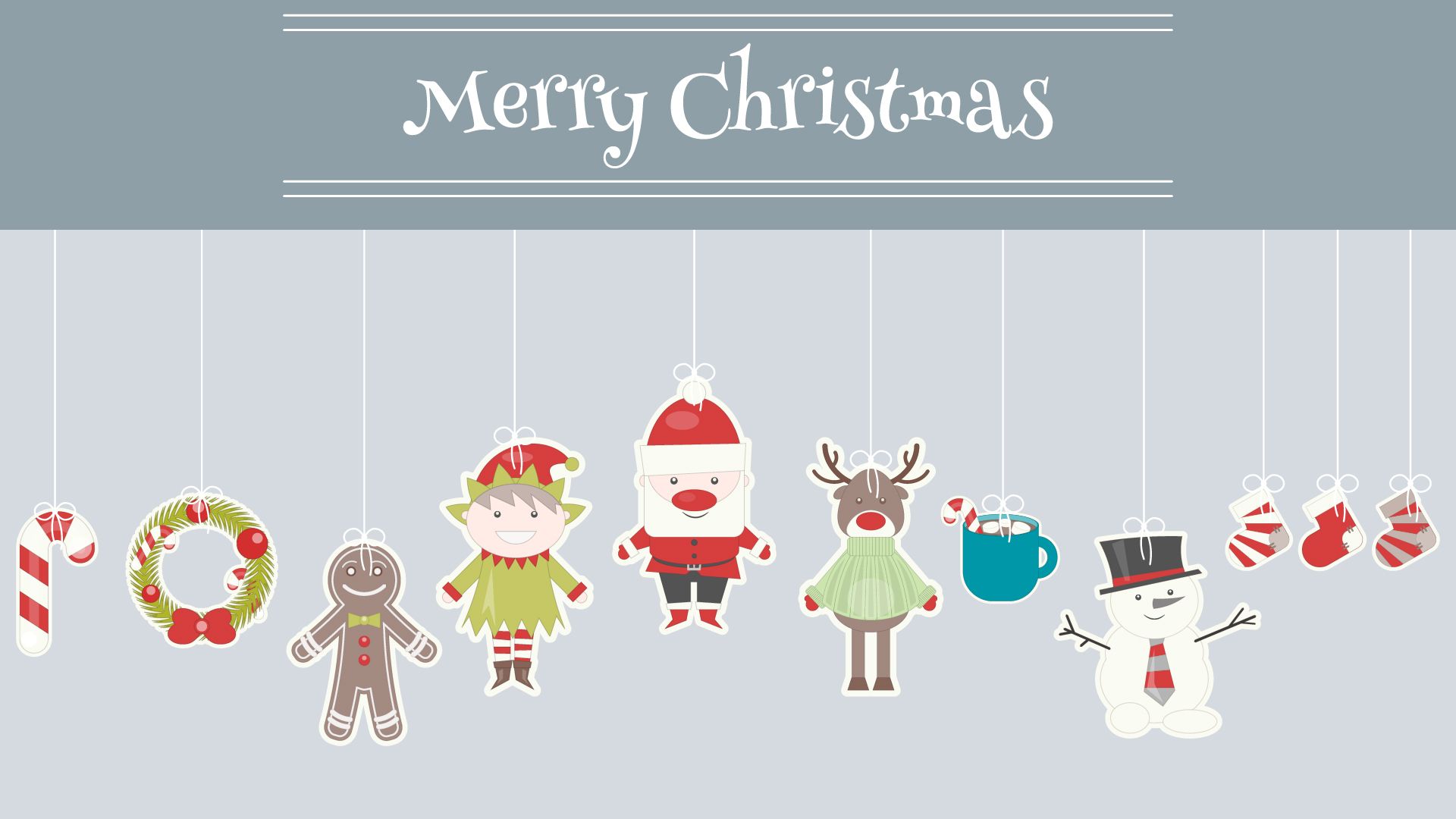 Cute Merry Christmas Wallpaper