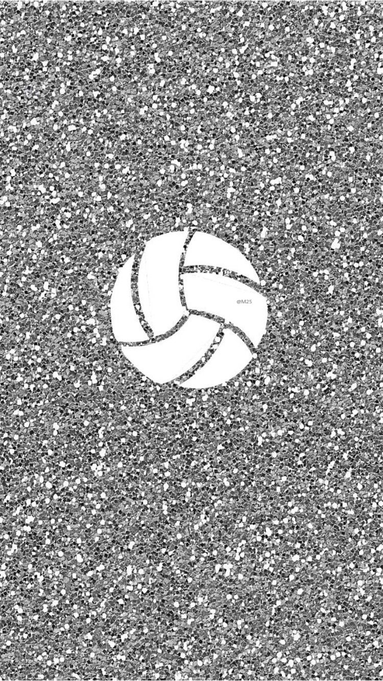 Glitter Volleyball Background HD Wallpaper