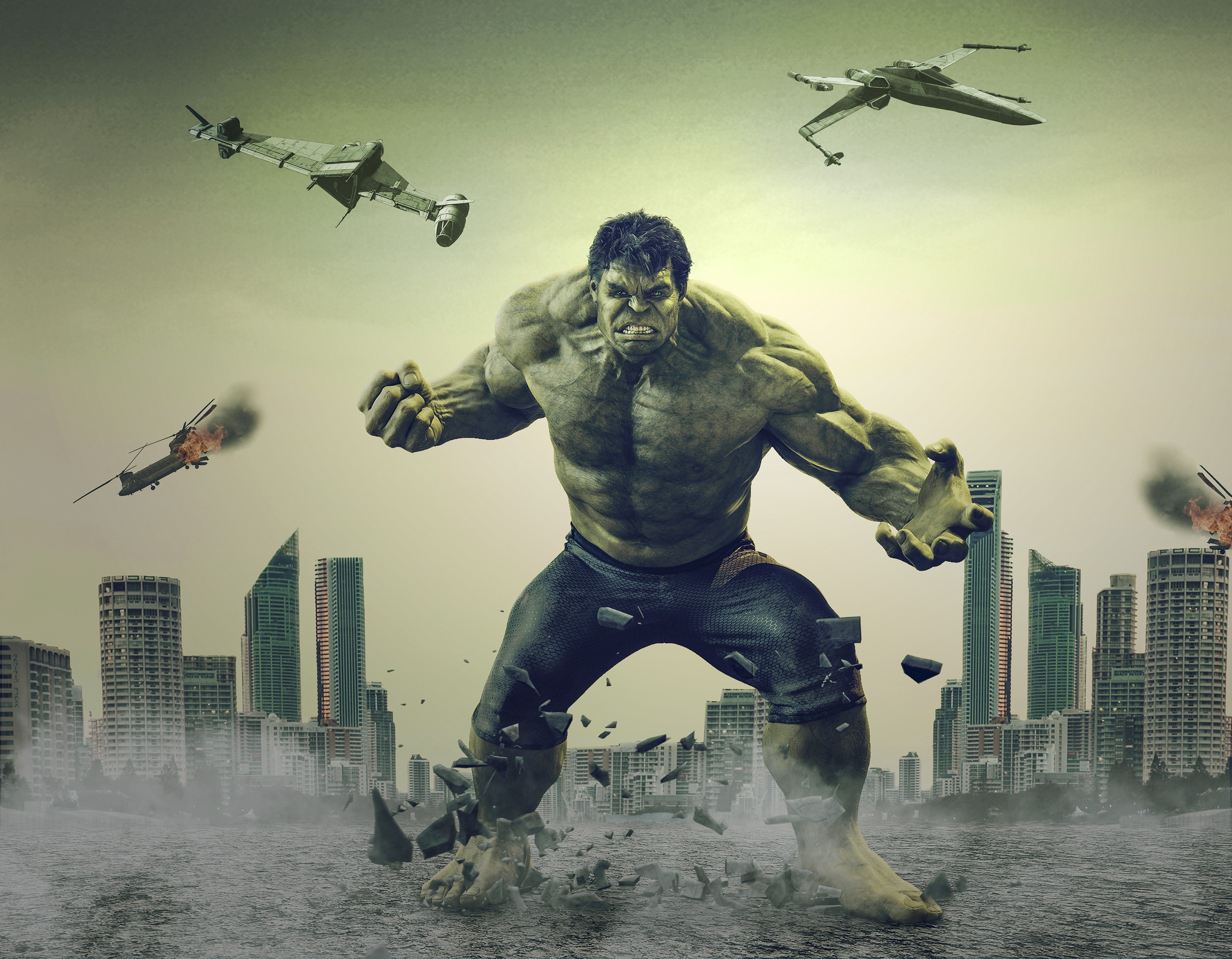 Wallpaper / hulk, 4k, hd, artwork, , artist, superheroes