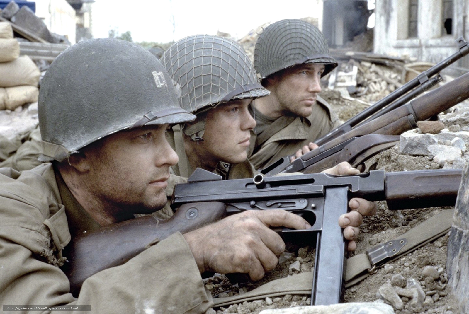 Download wallpaper war, Saving Private Ryan, weapon, Tom Hanks free desktop wallpaper in the resolution 2985x2000