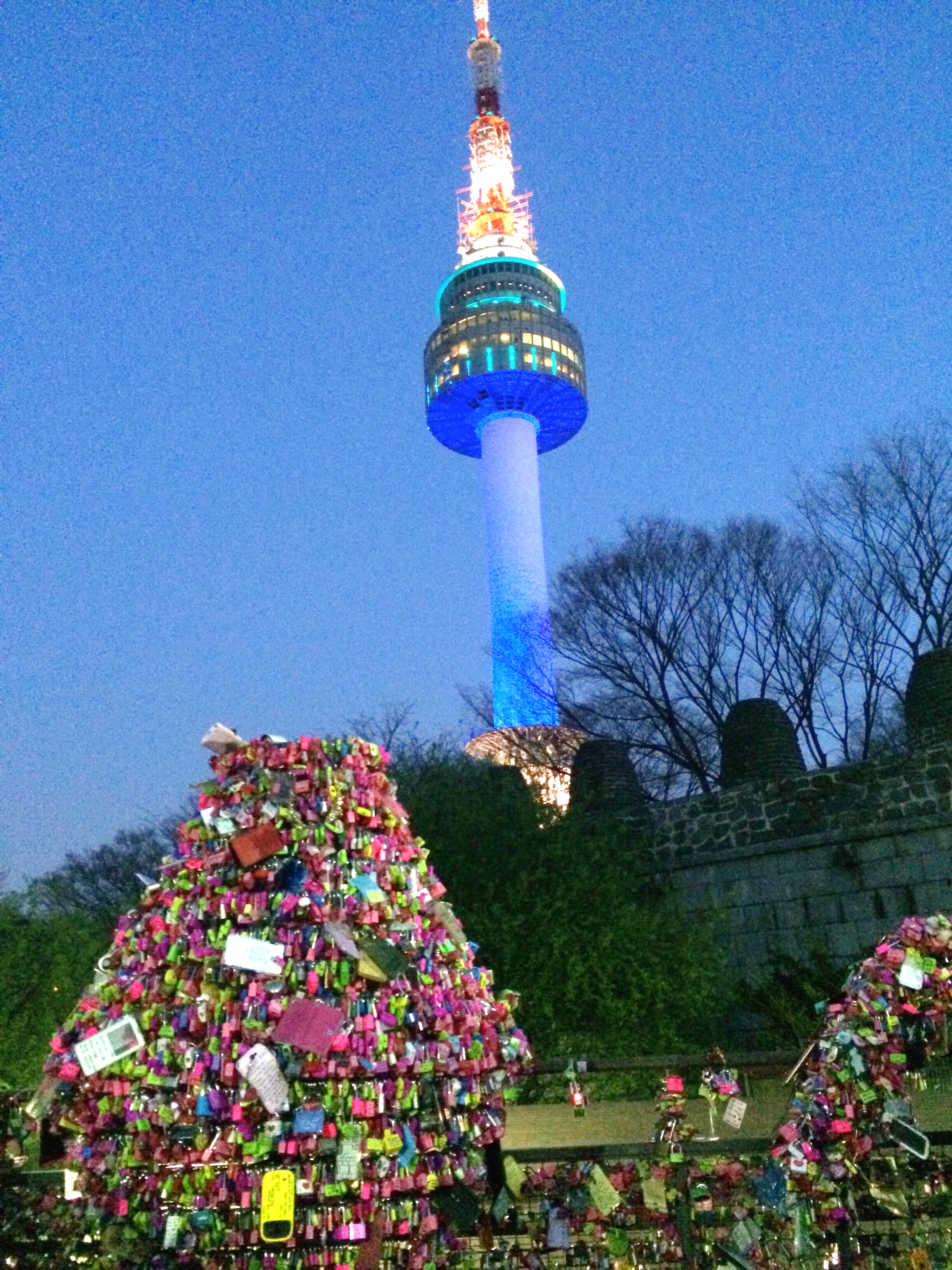Seoul Tower Locks Of Love. Love Locks: A Romantic Gesture in Paris by the Travel Bug