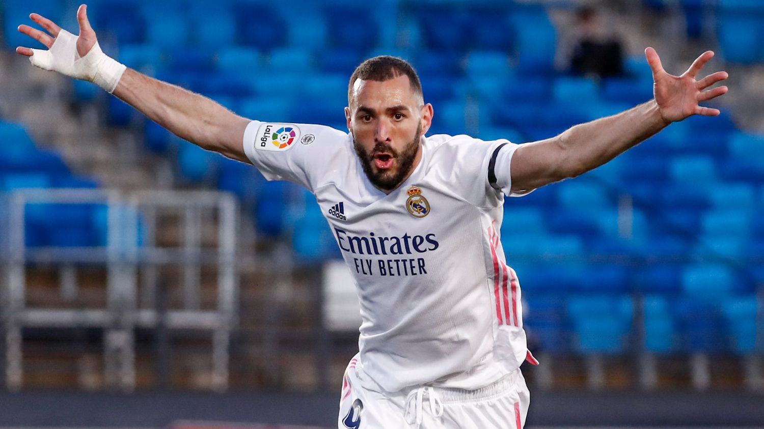 Benzema's 30 goals this season. Real Madrid CF