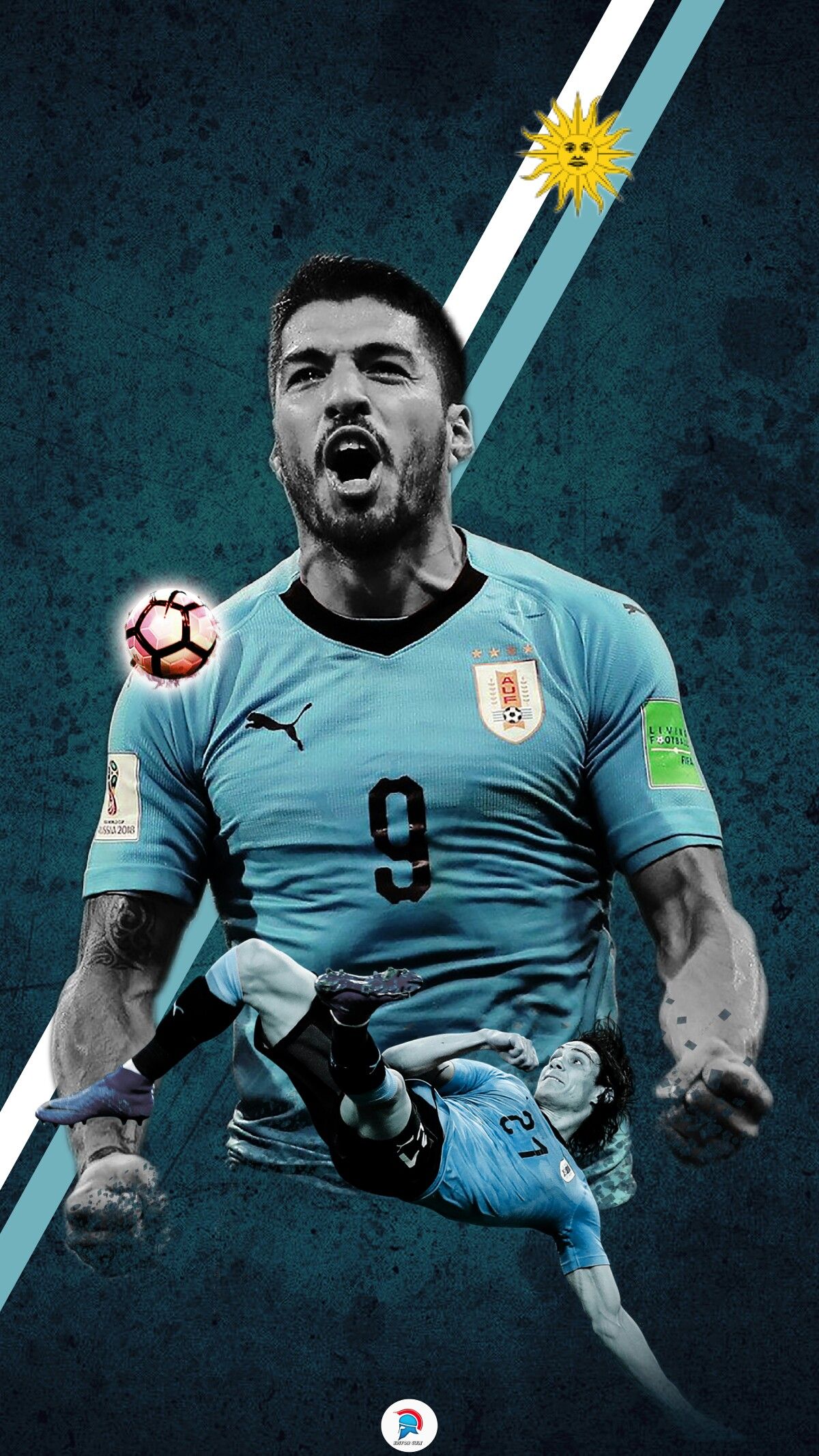 Luis Suarez #art #uruguay wallpaper edinson cavani #editor_cule. Soccer players, Football wallpaper, Luis suárez