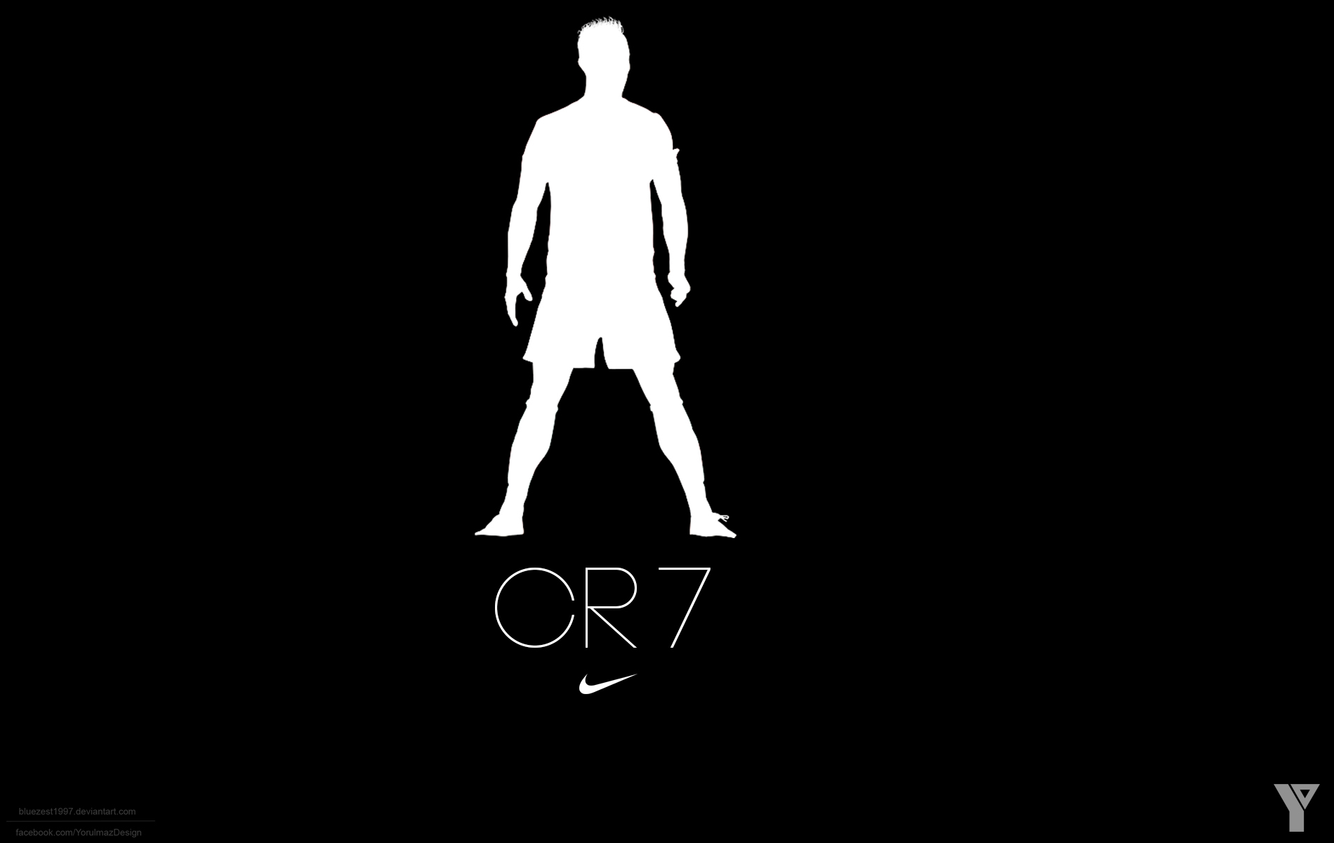 CR7 Silhouette Logo Vector - (.Ai .PNG .SVG .EPS Free Download)