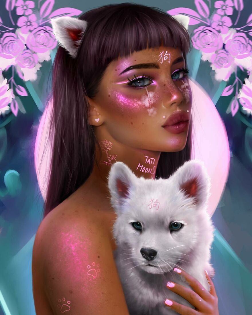 Artist Imagines What Zodiac Signs, Planets, And Elements Would Look Like As Women (37 Pics). Dog chinese zodiac, Girls cartoon art, Character art