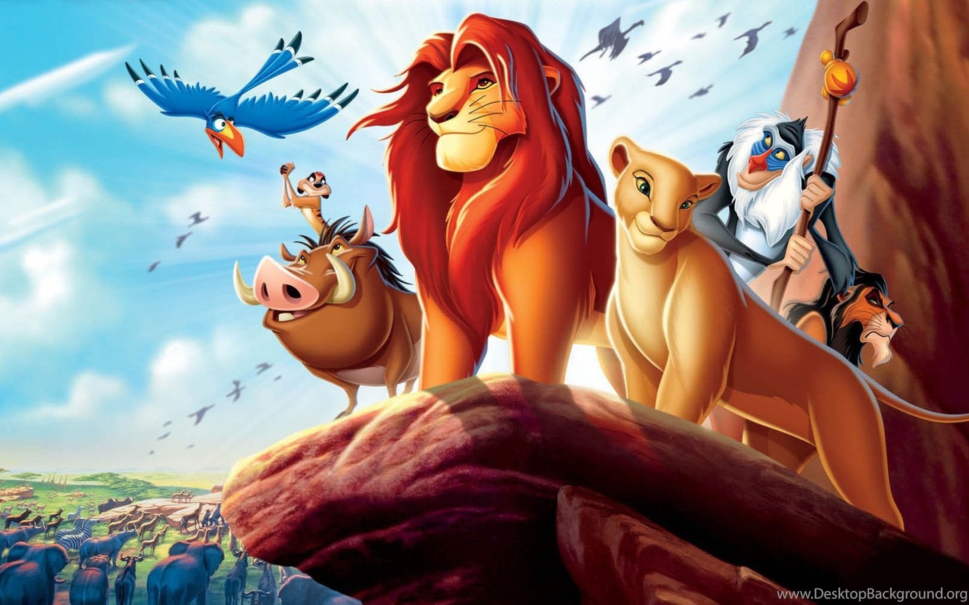 The Lion King Simba Nala Monkey Timon Pumbaa Cartoon HD Wallpaper. Desktop Background