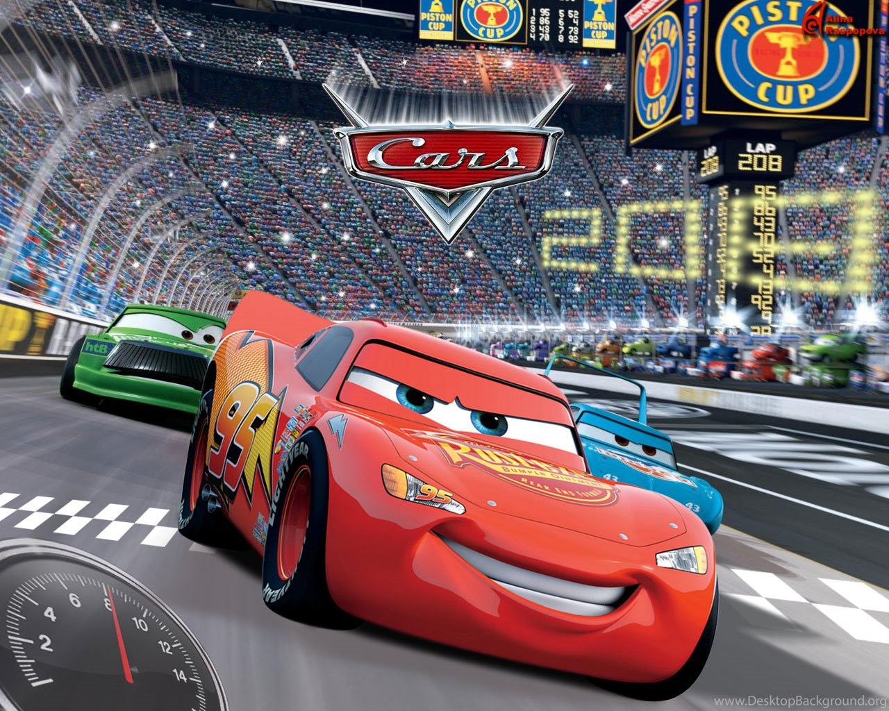 The Cars Movie Wallpaper Desktop Background