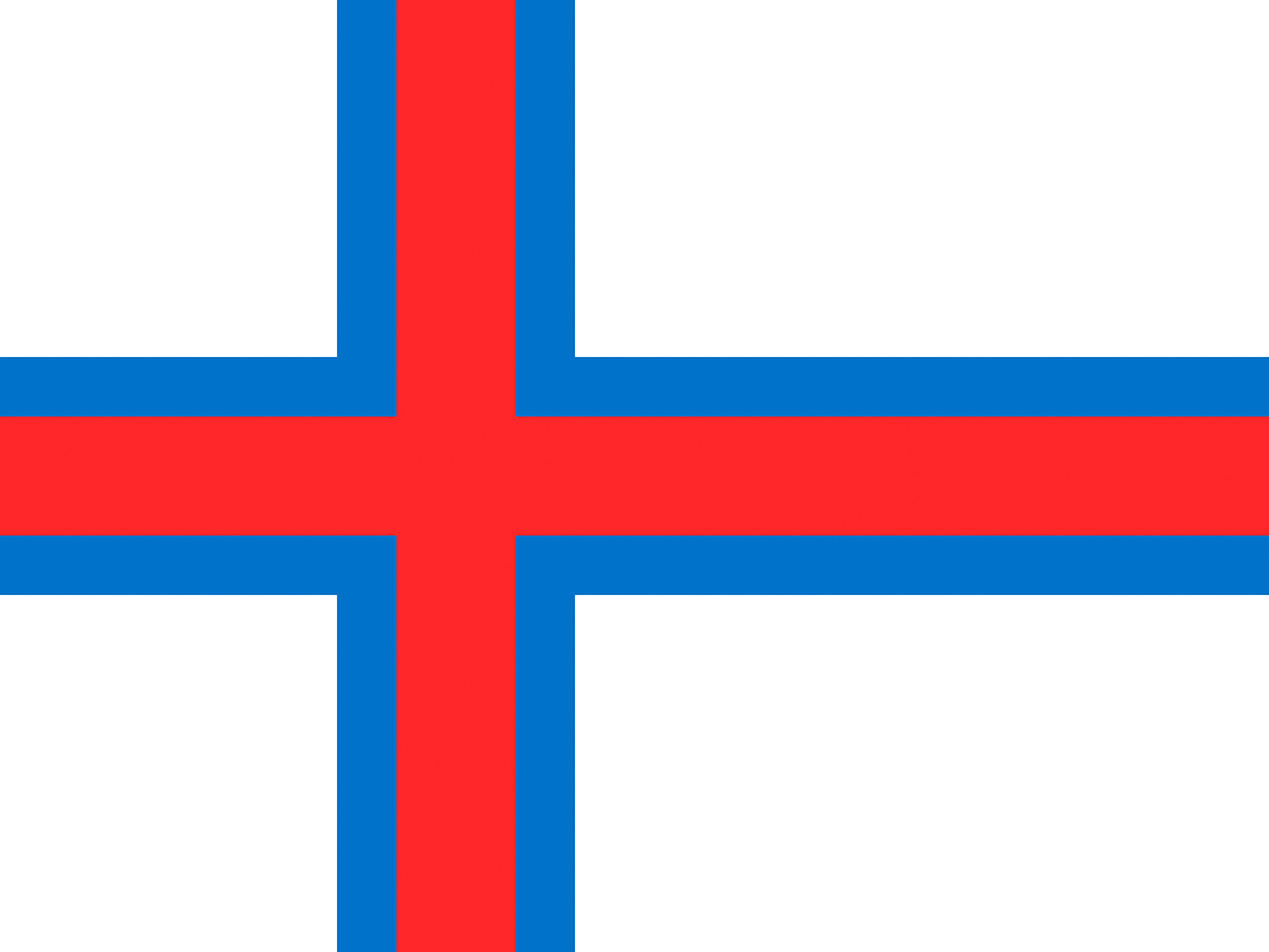 Faroe Islands Flag Wallpaper