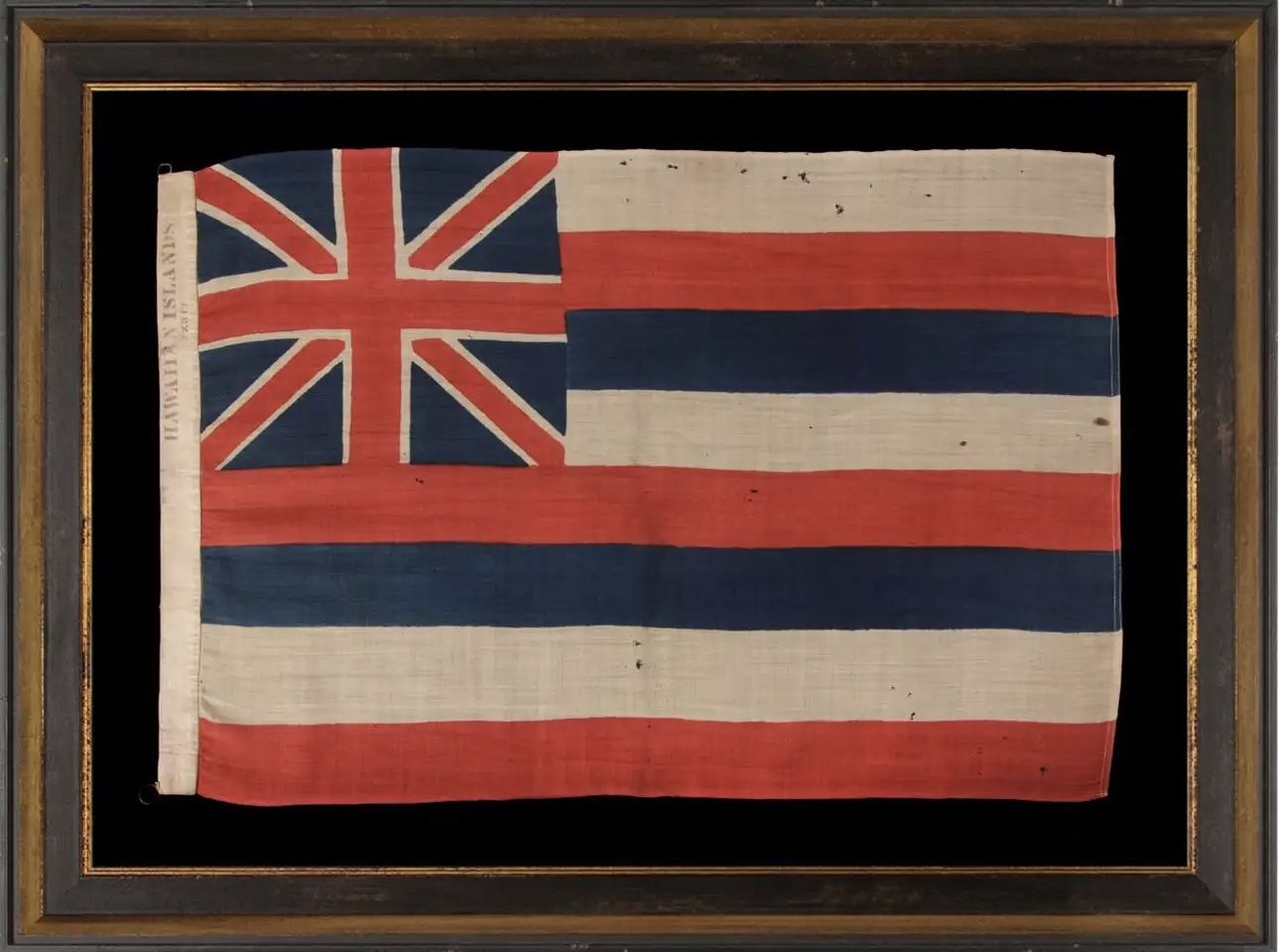 First Know Hawaiian Flag c.1863. Hawaiian flag, Painting, Flag