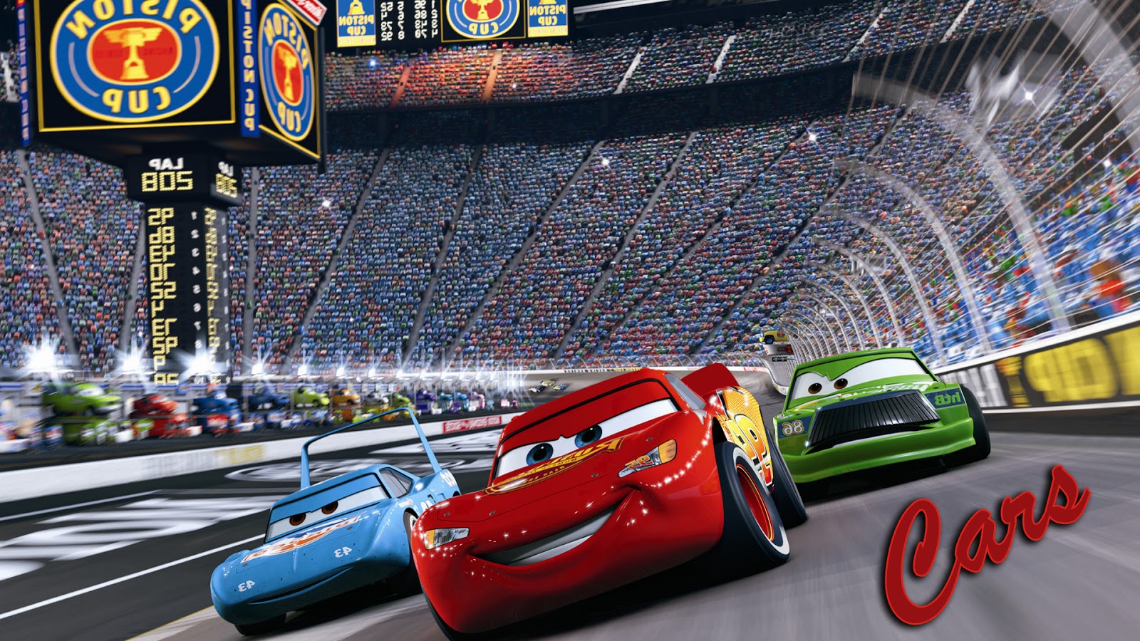 Cars Movie Background HD HD Wallpaper