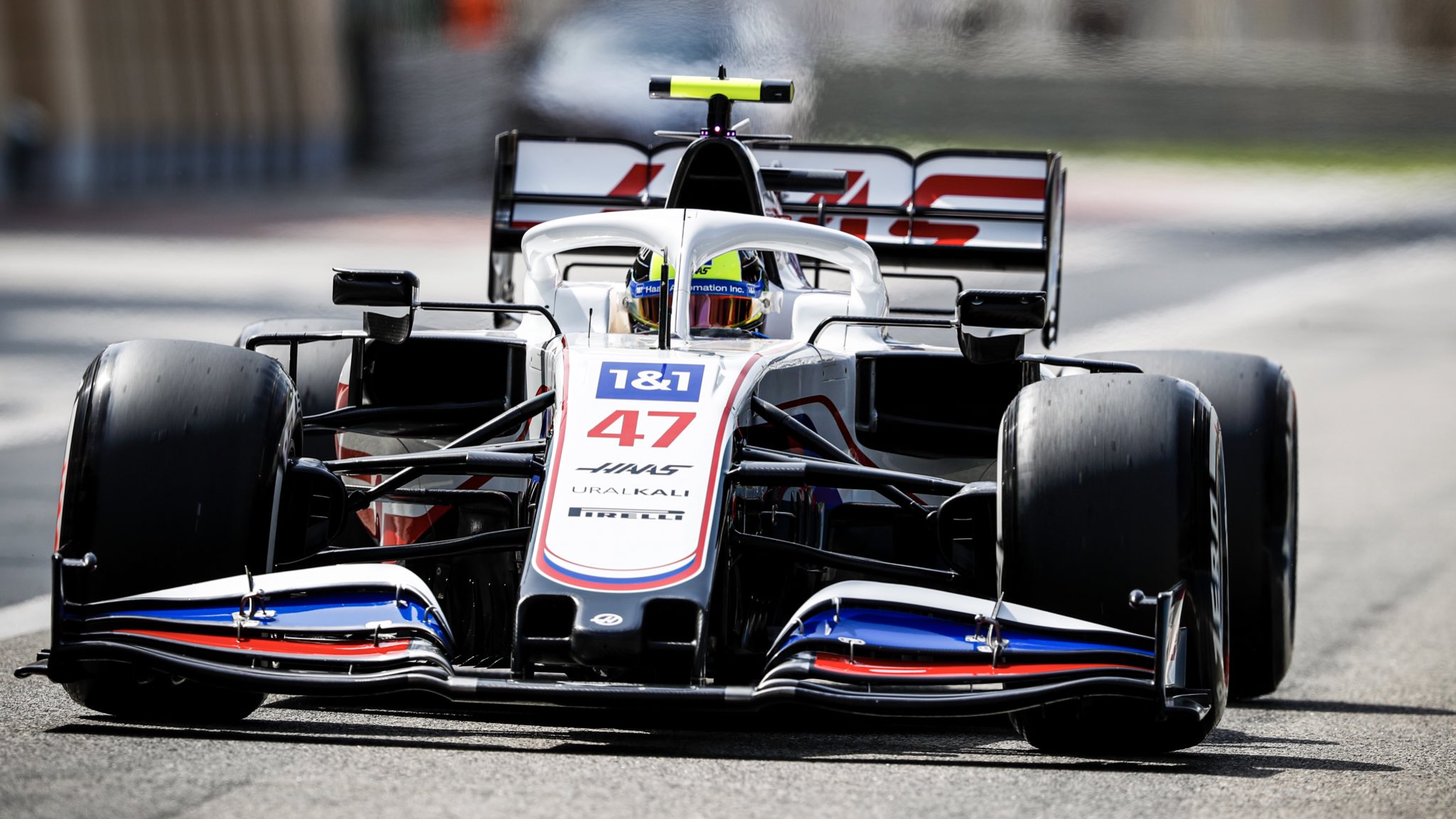 Mick Schumacher (Haas VF 21) Bahrain Pre Season Testing [2048 × 1152]