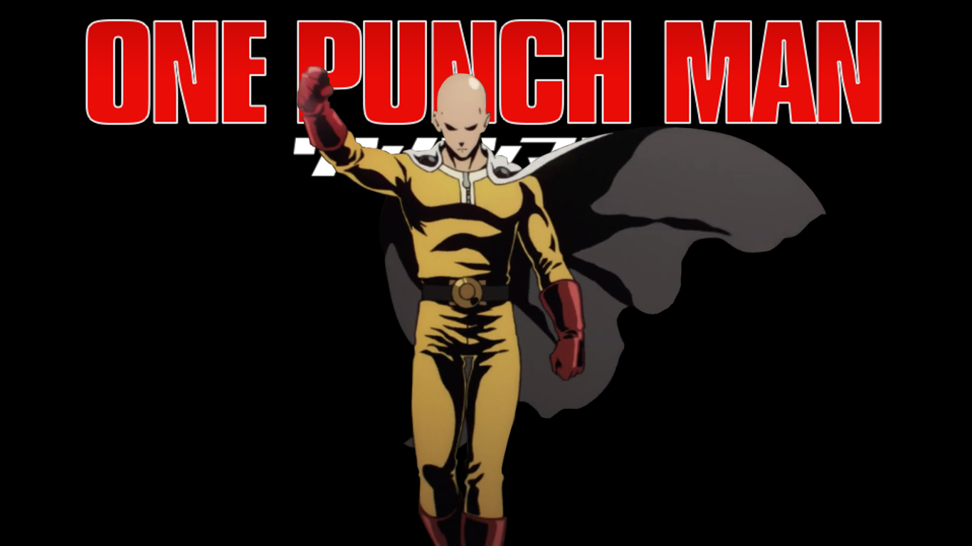 One Punch Man Wallpaper Black