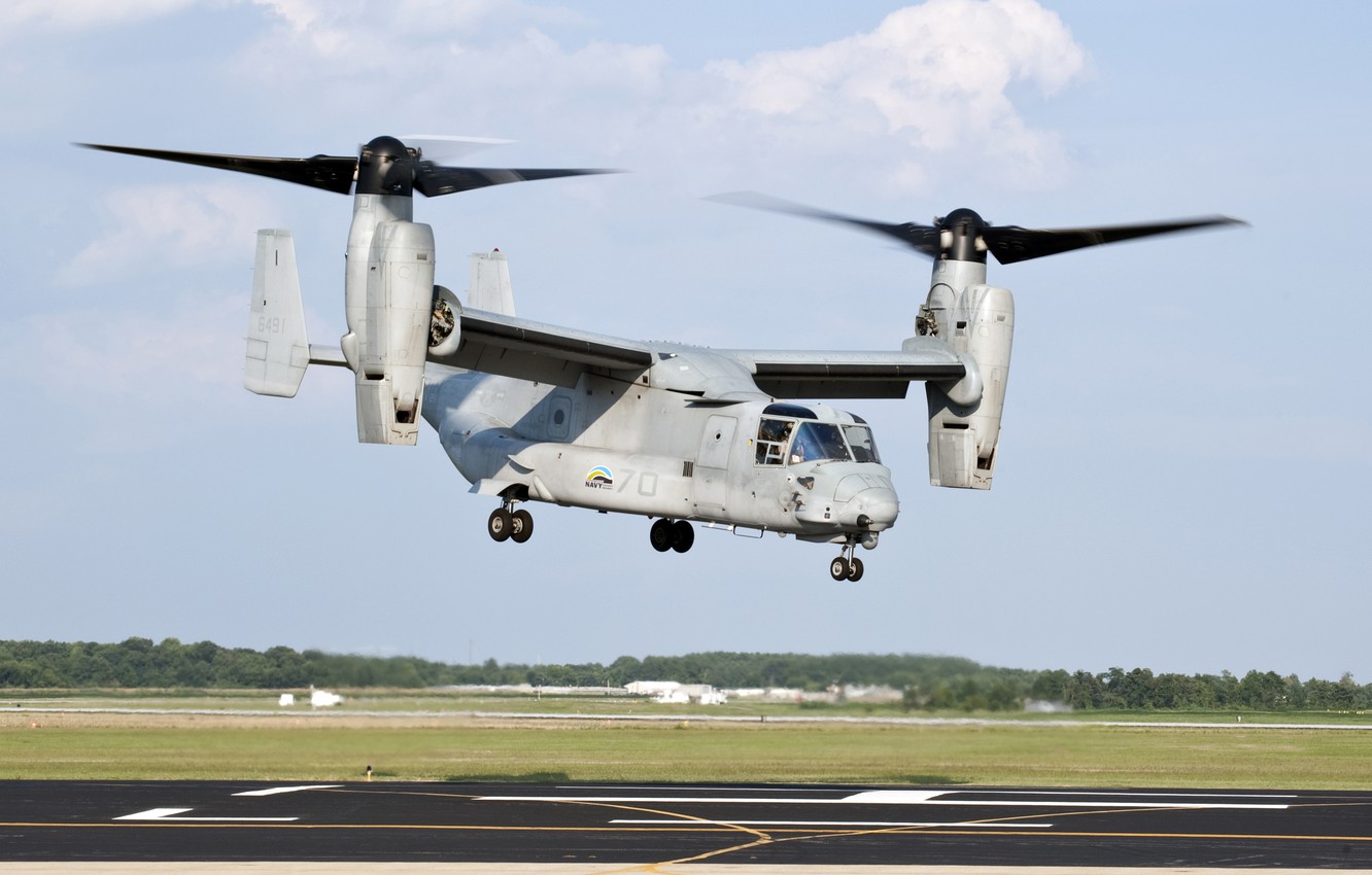 Wallpaper The Airfield, The Rise, The Tiltrotor, U. S. Marine Corps, MV 22 Osprey Image For Desktop, Section авиация
