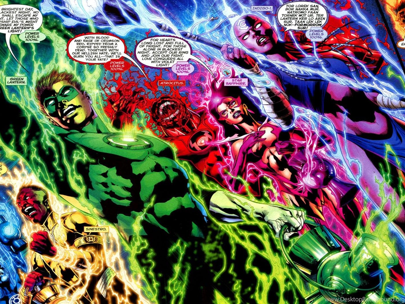 Star Sapphires Dc Comics Wallpaper