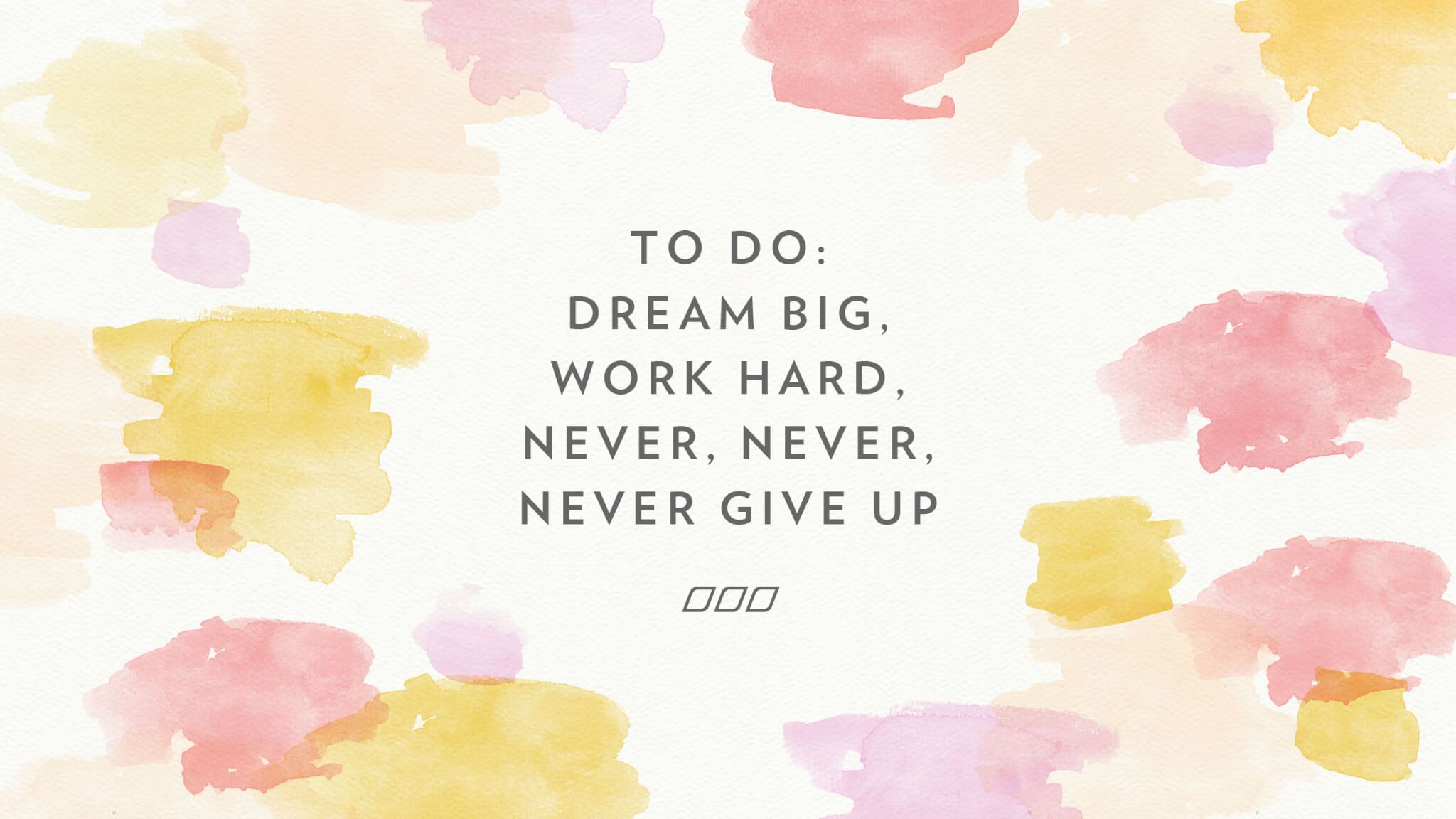 Motivation Pink Wallpaper iPhone Hard Dream Big Pc HD Wallpaper