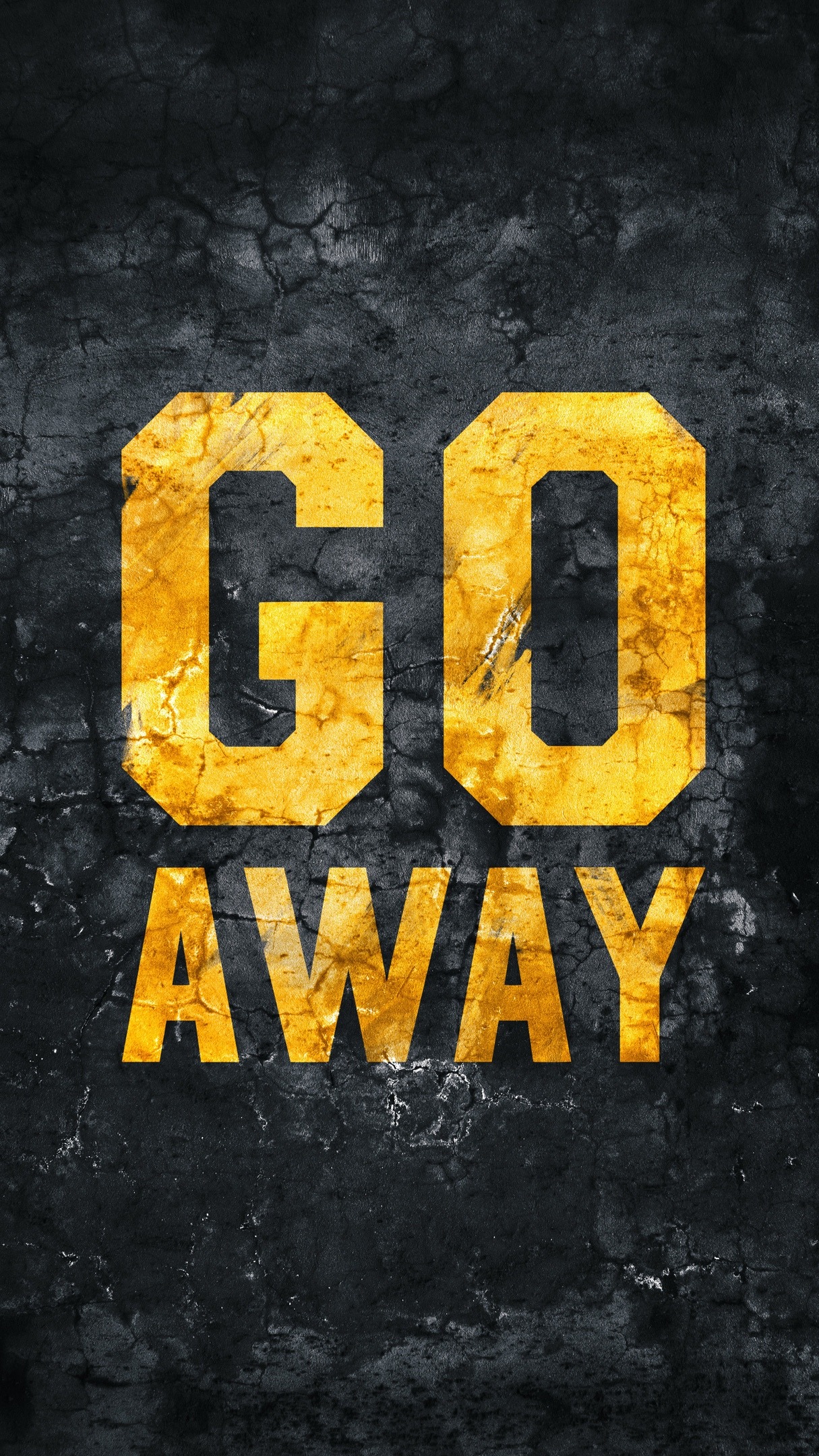 Go Away Wallpaper