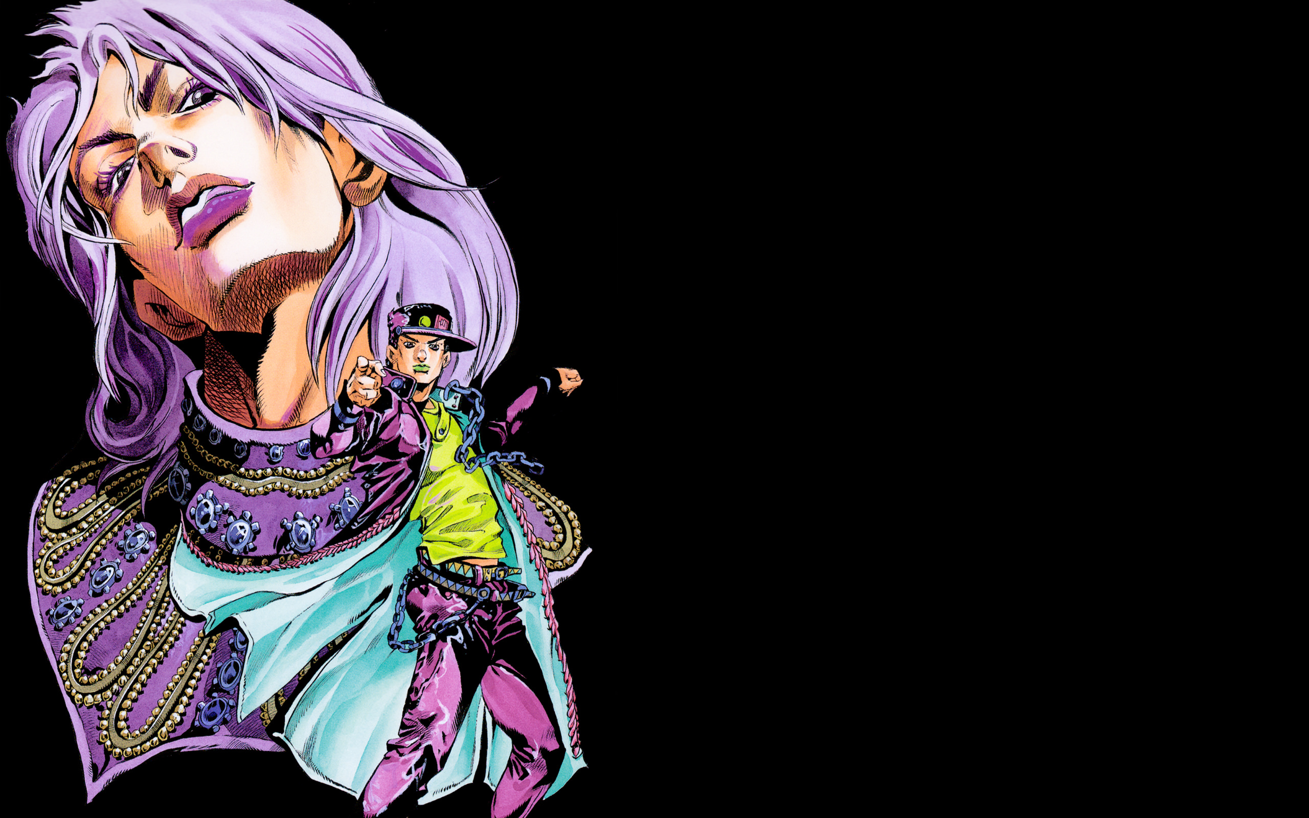 JoJos Bizarre Adventure Anime Manga Hirohiko Araki Jotaro Kujo JoJos Bizarre Adventure Stardust Crus Wallpaper:2560x1600