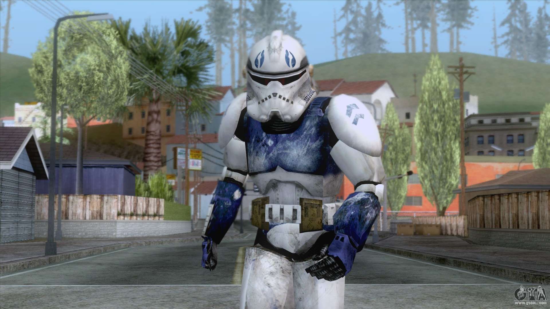 Star Wars JKA Assassin Skin for GTA San Andreas