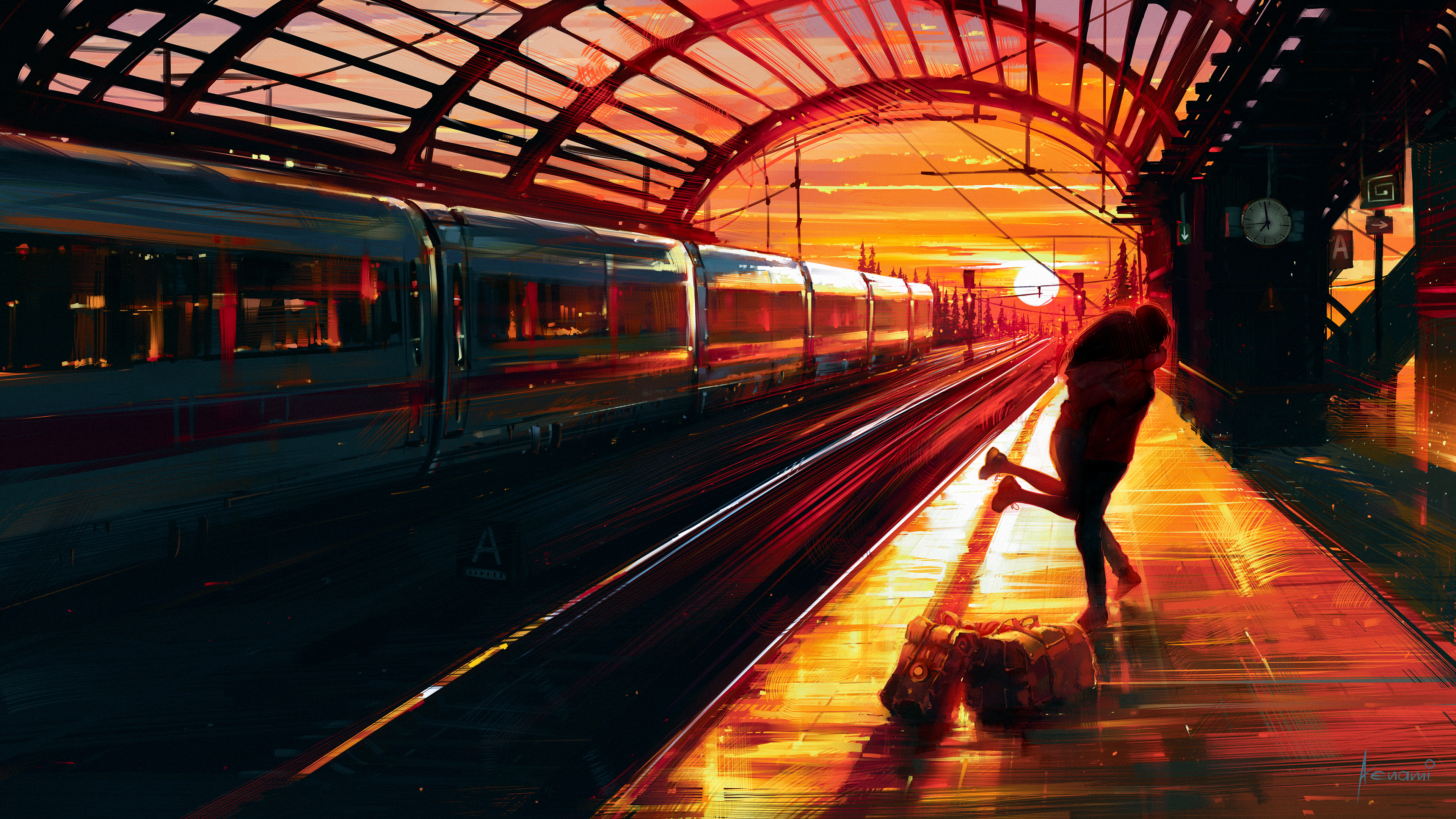 Train station wallpapers HD | Download Free backgrounds