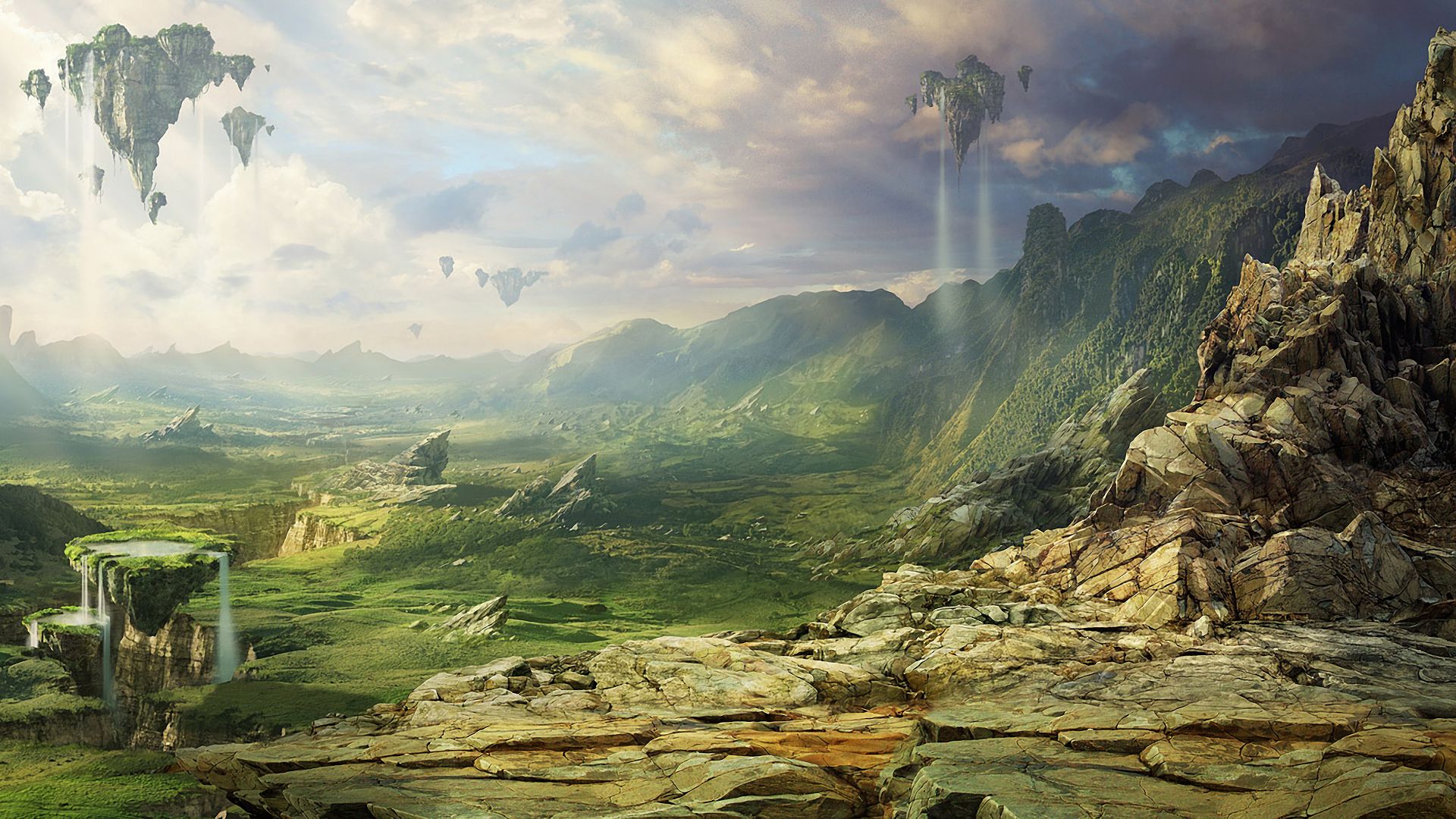 Fantasy landscape, Landscape wallpaper, Sci fi landscape