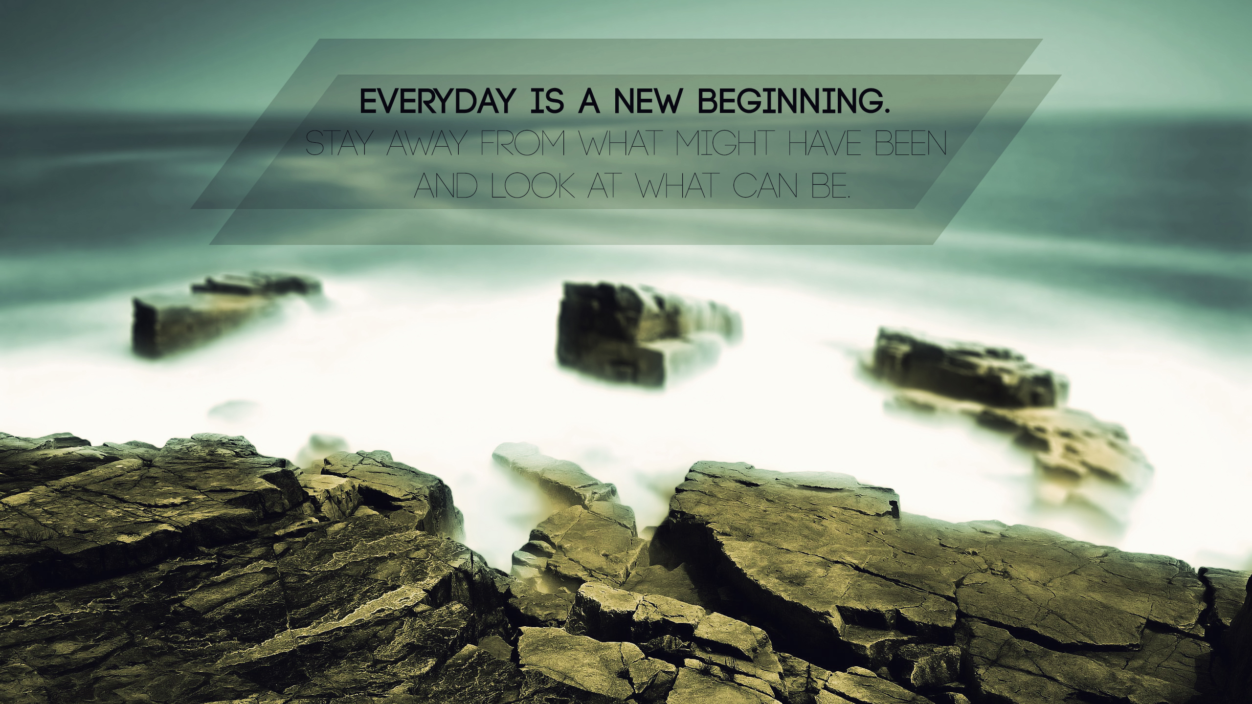 Everyday Is A New Beginning HD Inspirational Wallpaper