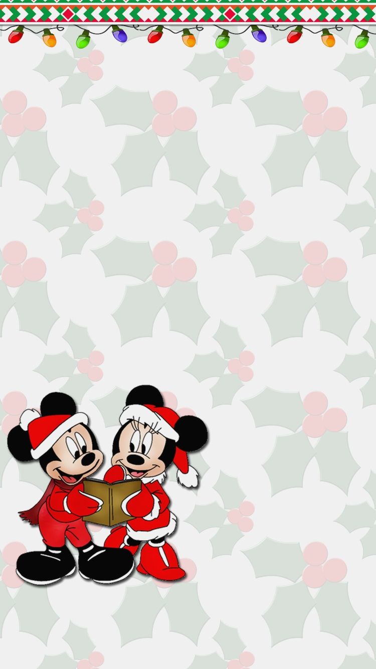 Disney Christmas iPhone Wallpaper