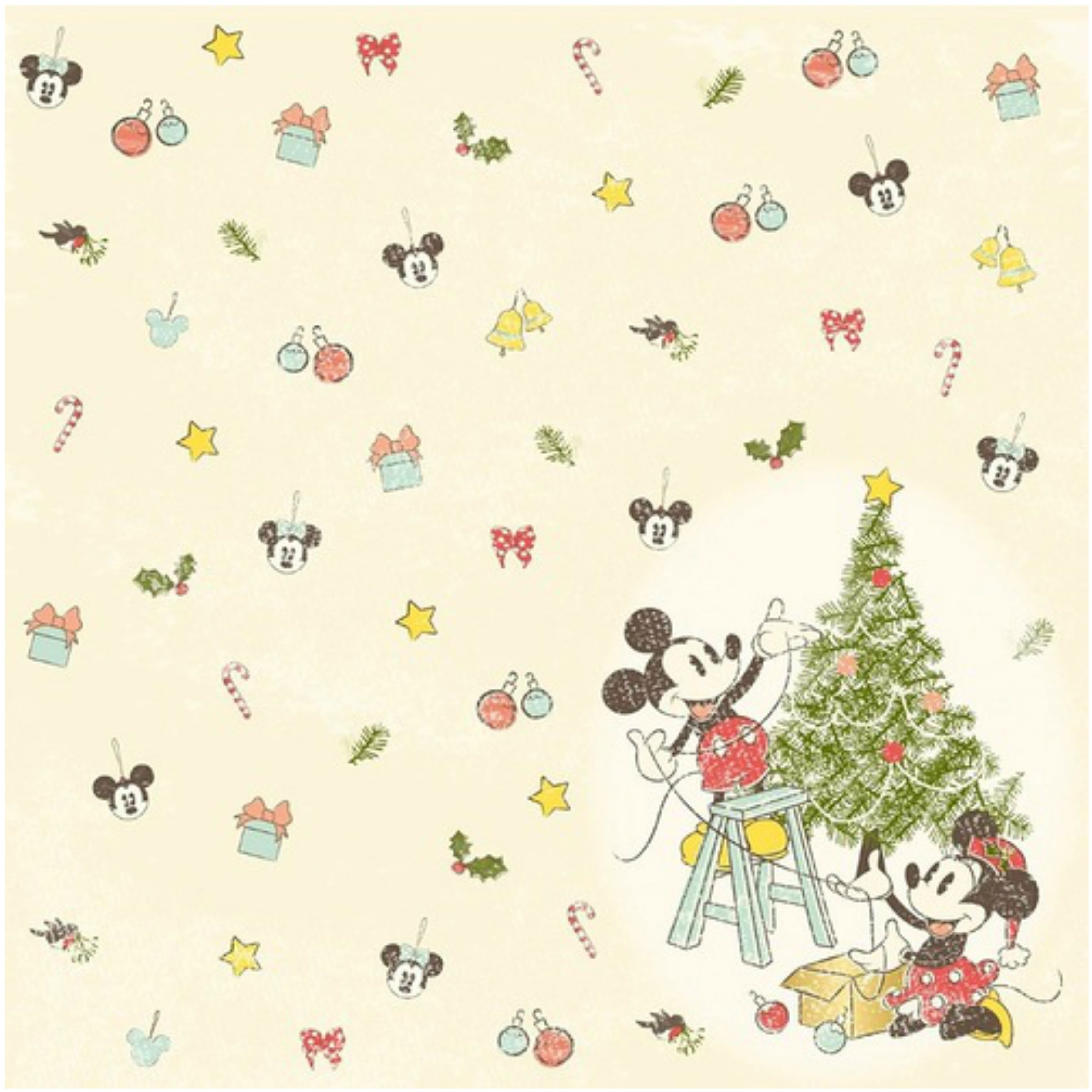 Vintage Disney Christmas Wallpaper