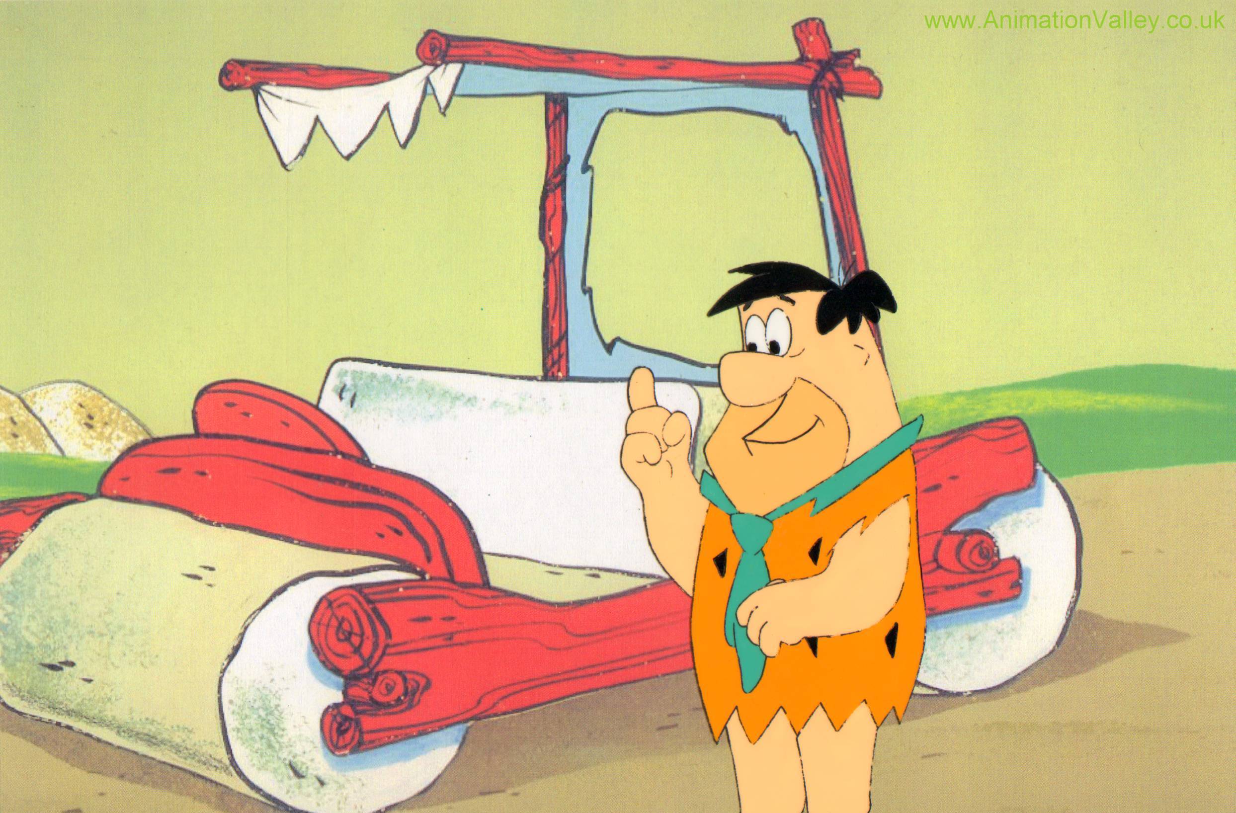 Free download The Flintstones image Fred Flintstone Production Cel HD wallp...