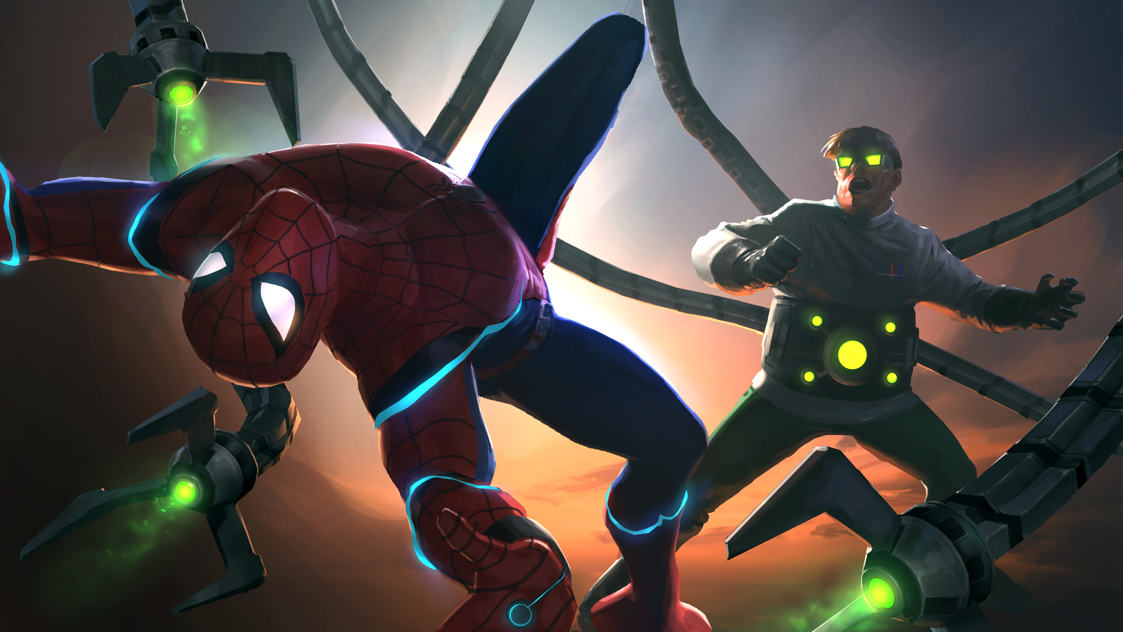 Spider-Man Vs Doctor Octopus Wallpapers - Wallpaper Cave